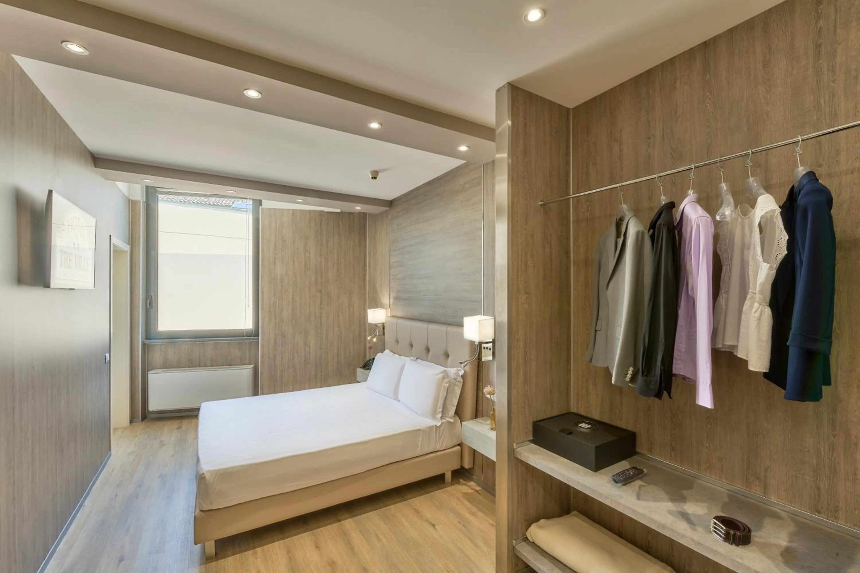 Bedroom, Bed in Hotel Tre Ville