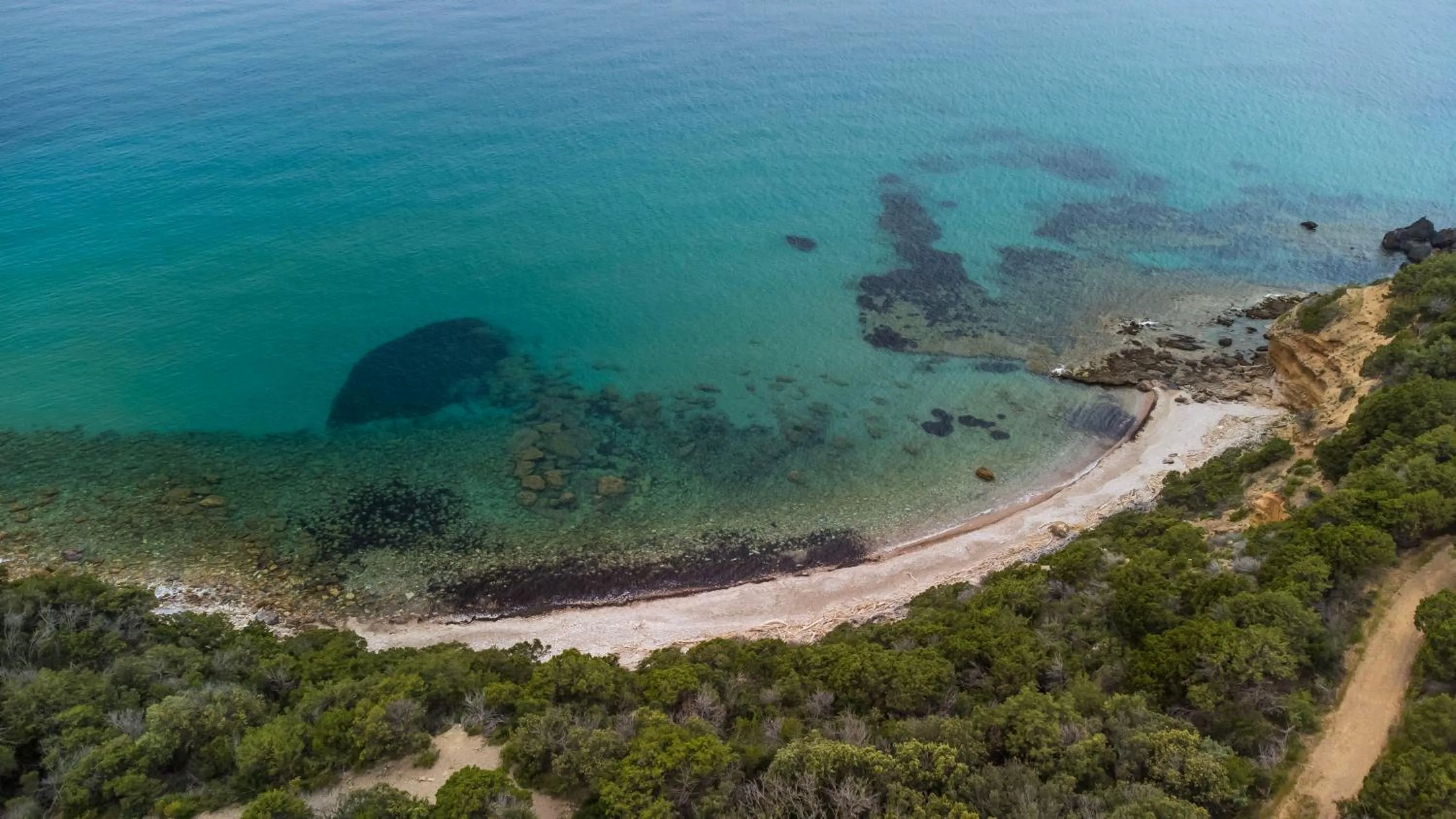 Natural landscape in Tenuta Agricola dell'Uccellina