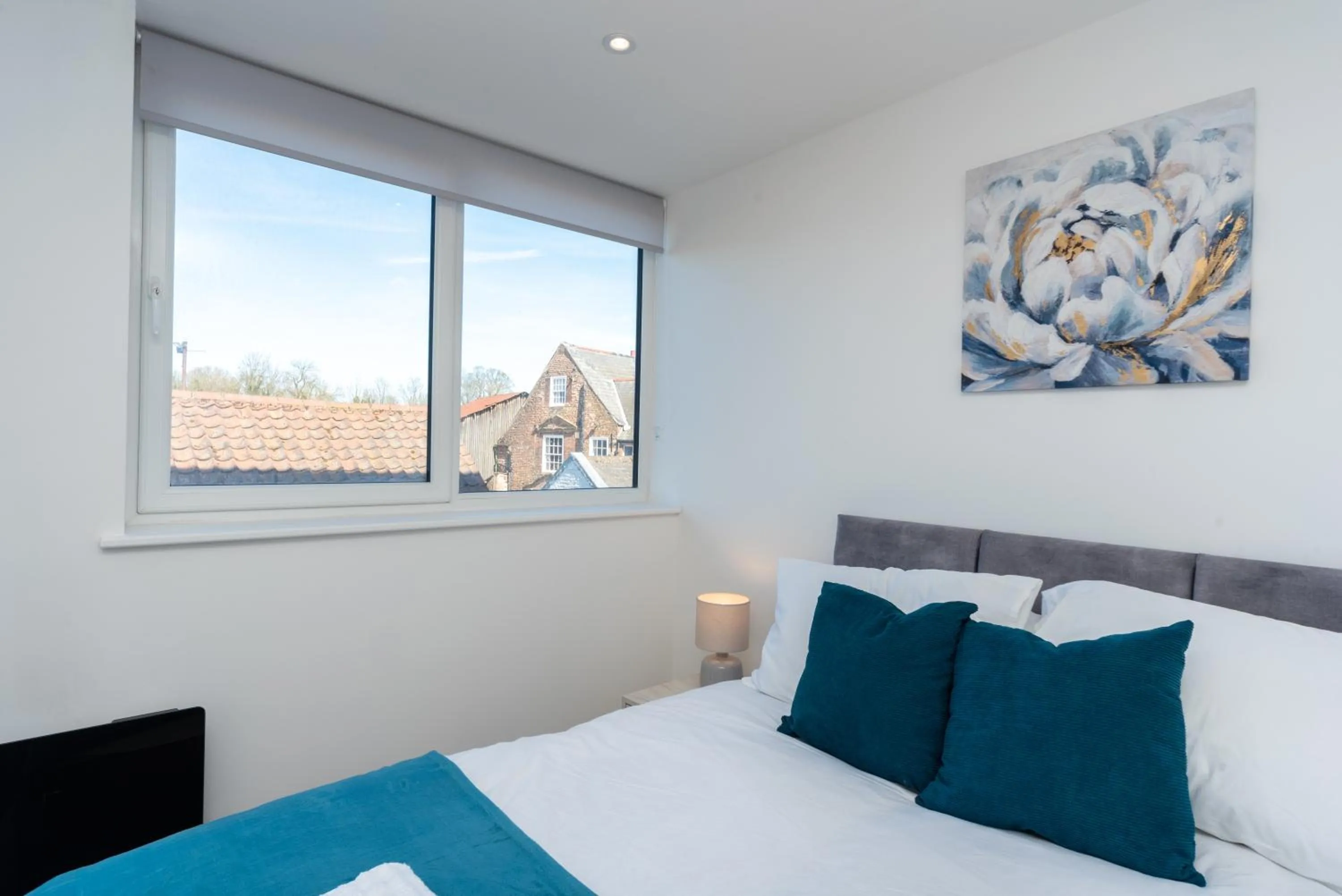 Bedroom in Modern Apartments in Kings Lynn with Free Wi-Fi