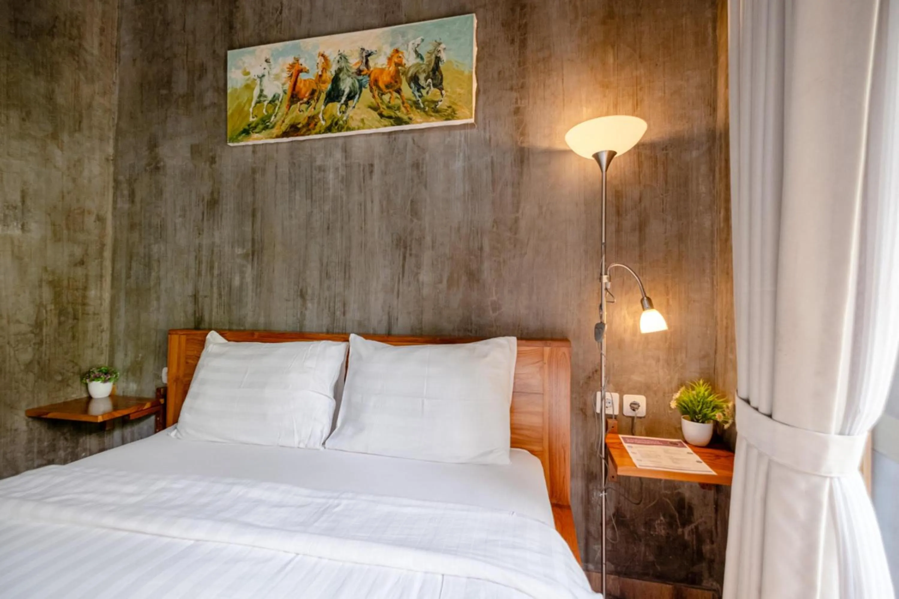 Bed in Elemento Homestay Badung