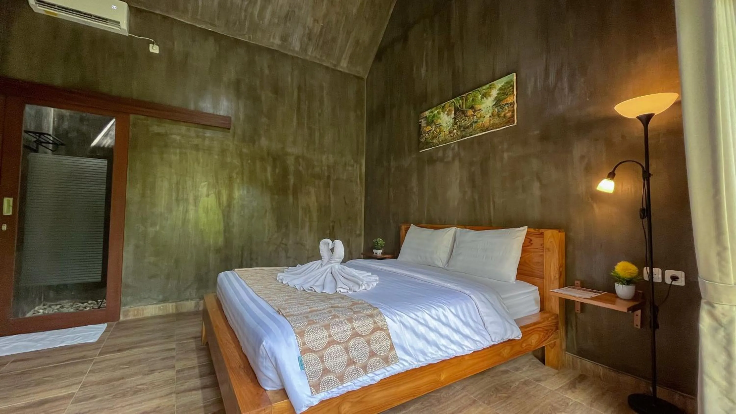 Bed in Elemento Homestay Badung