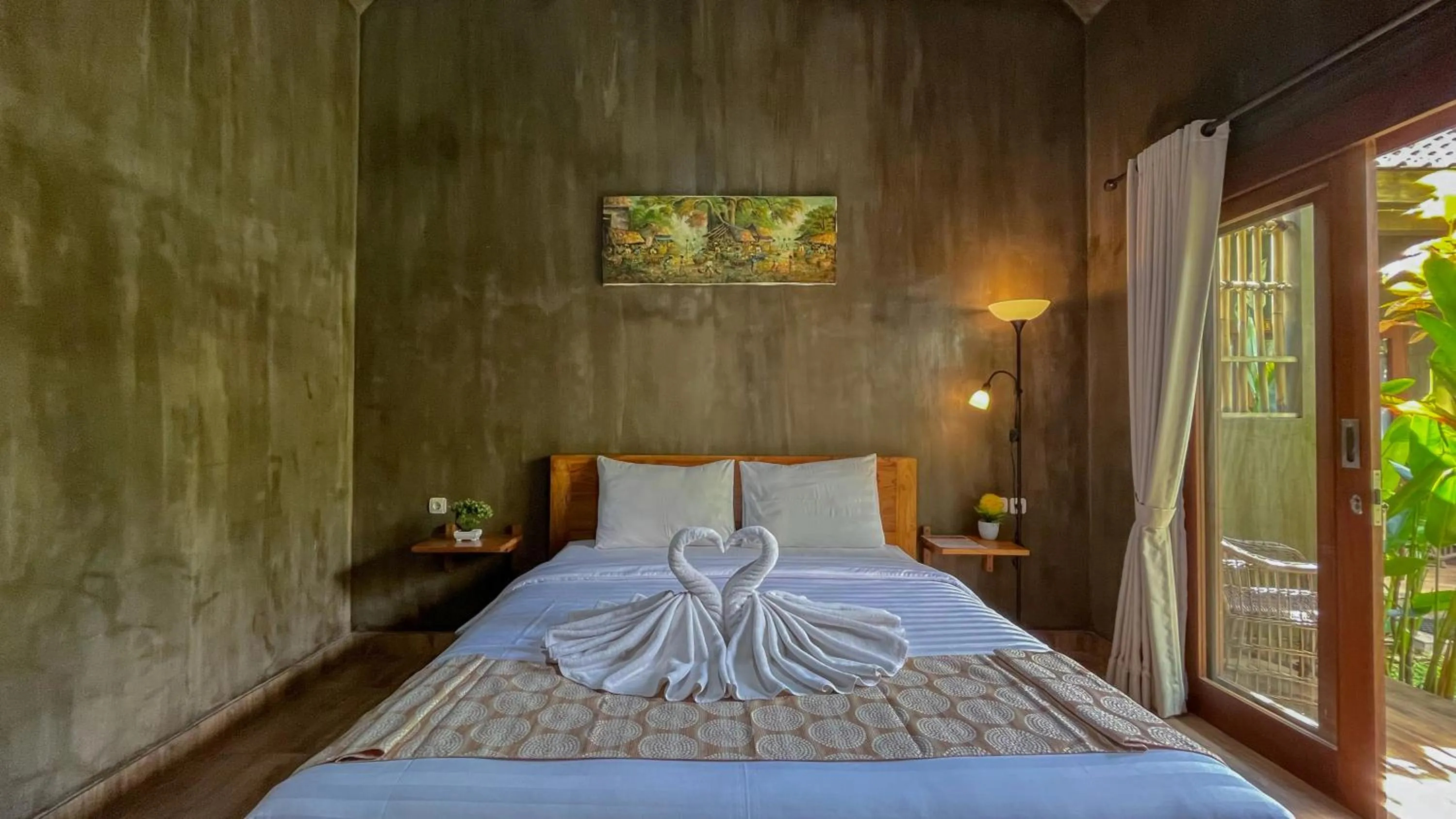 Bed in Elemento Homestay Badung