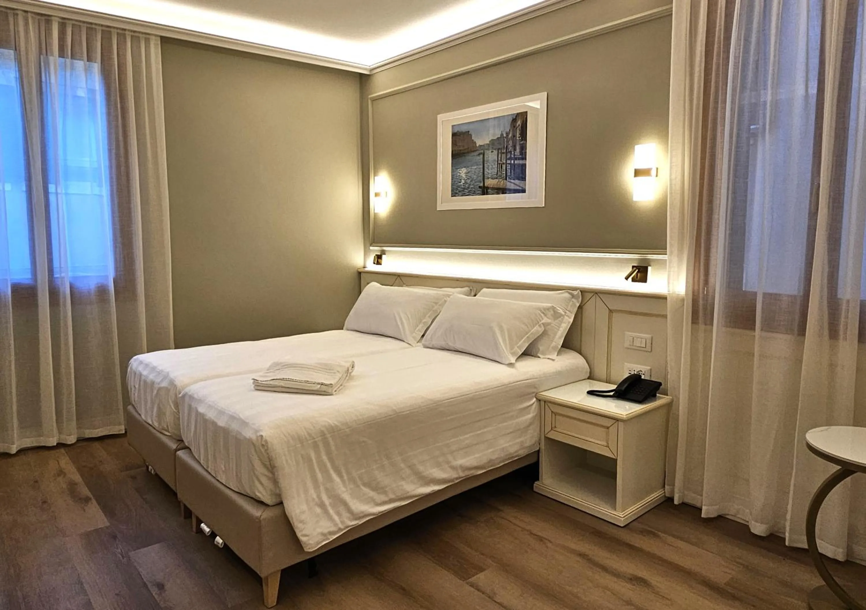 Bed in Hotel Guerrini