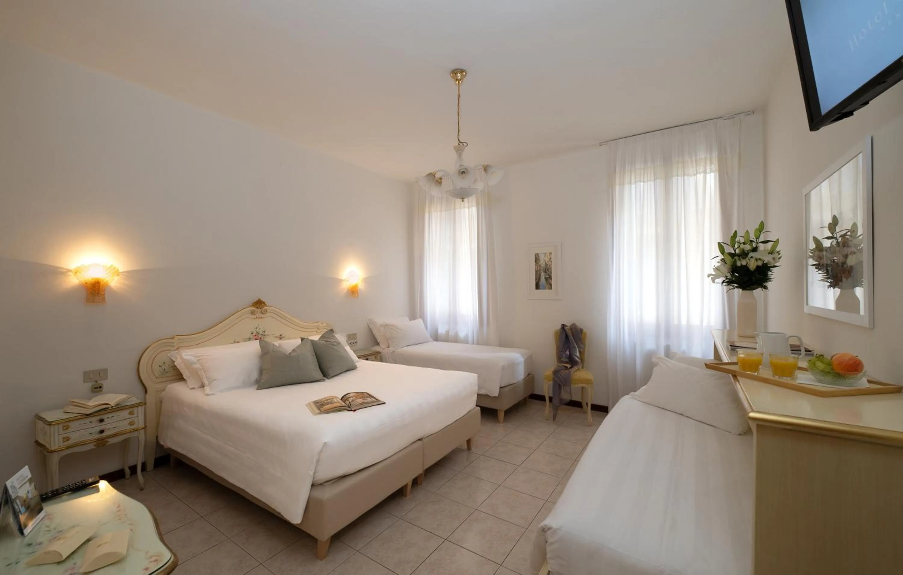 Bed in Hotel Guerrini