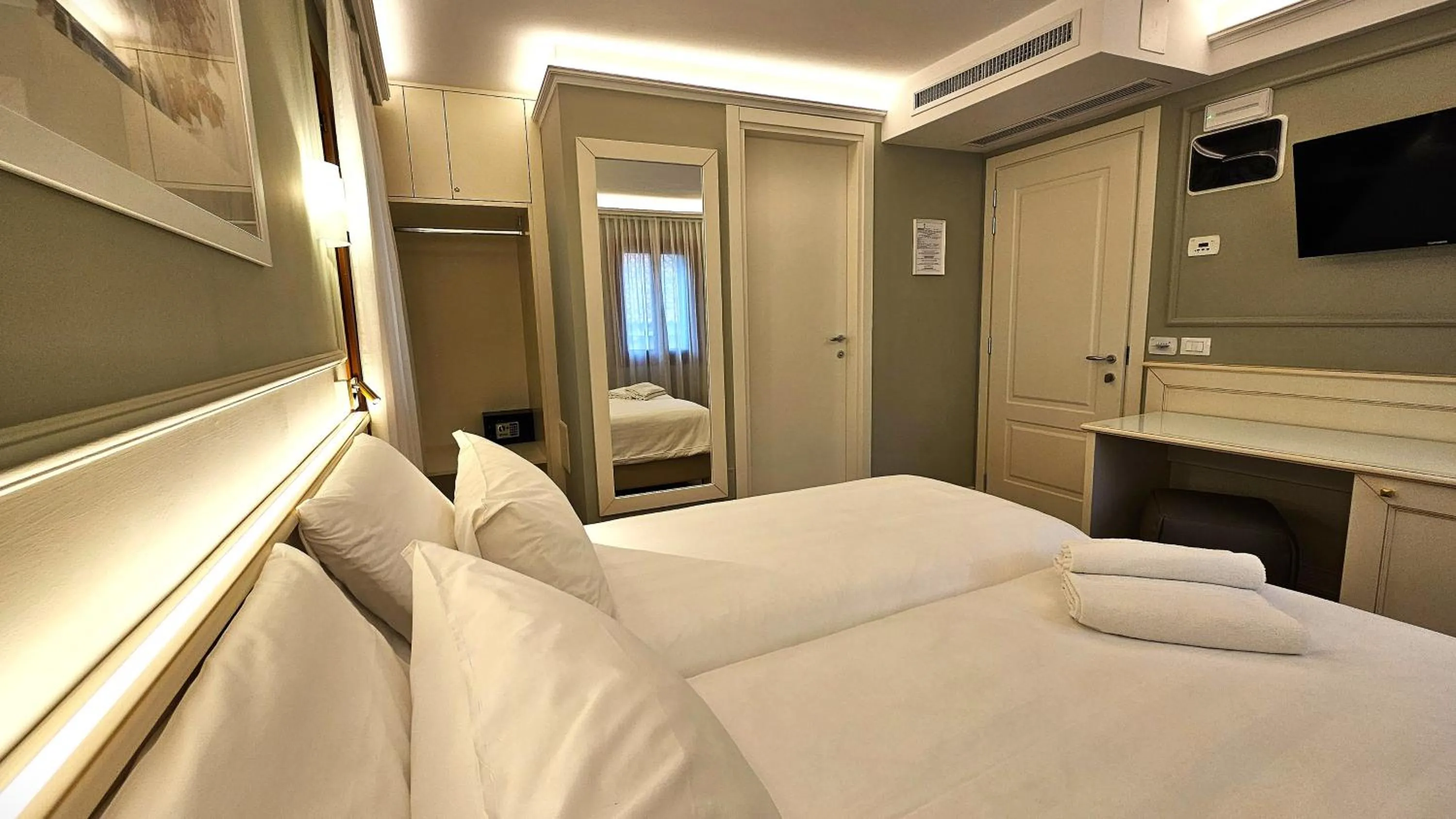 Bed in Hotel Guerrini