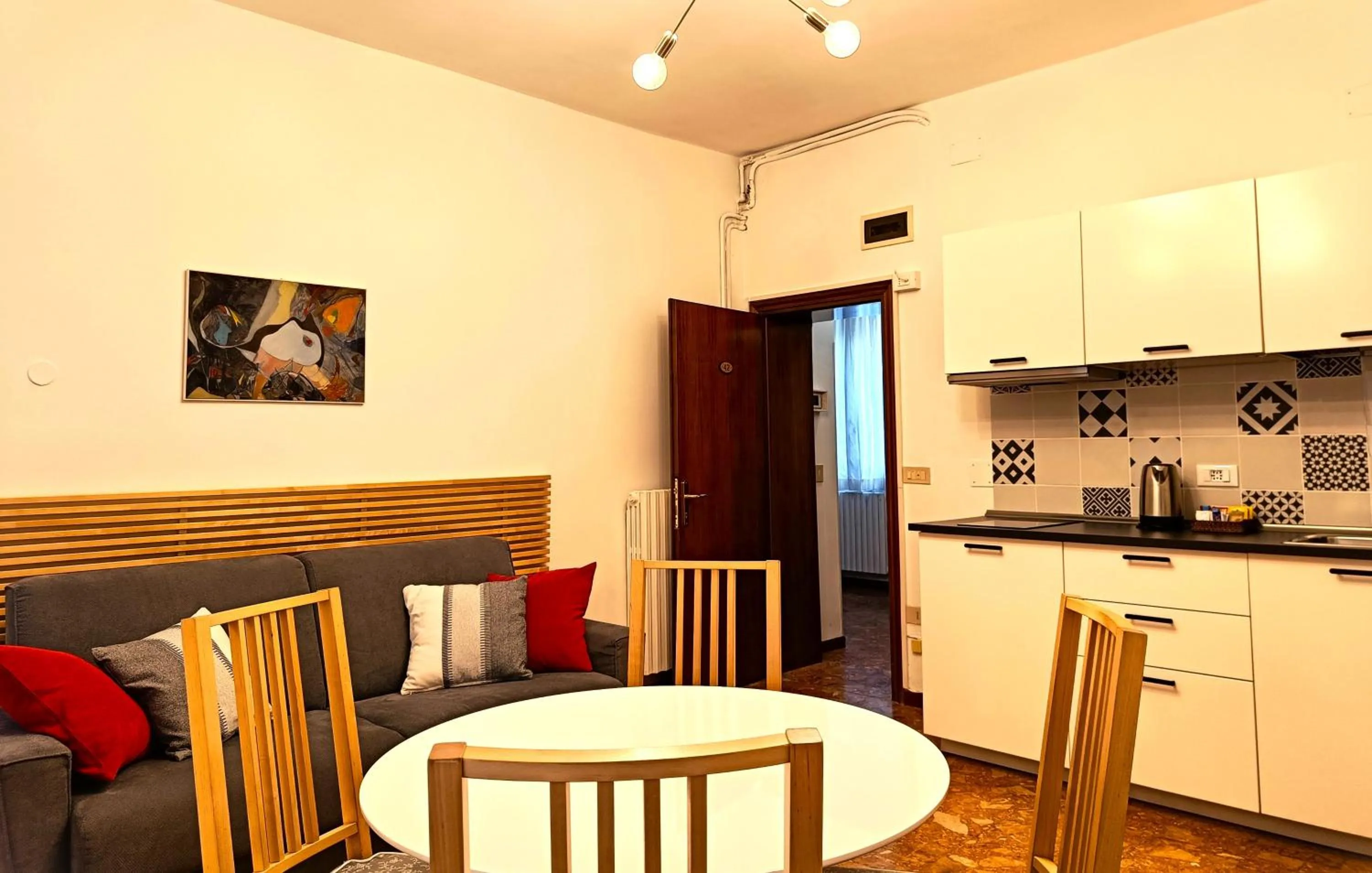 Kitchen or kitchenette in Hotel Guerrini