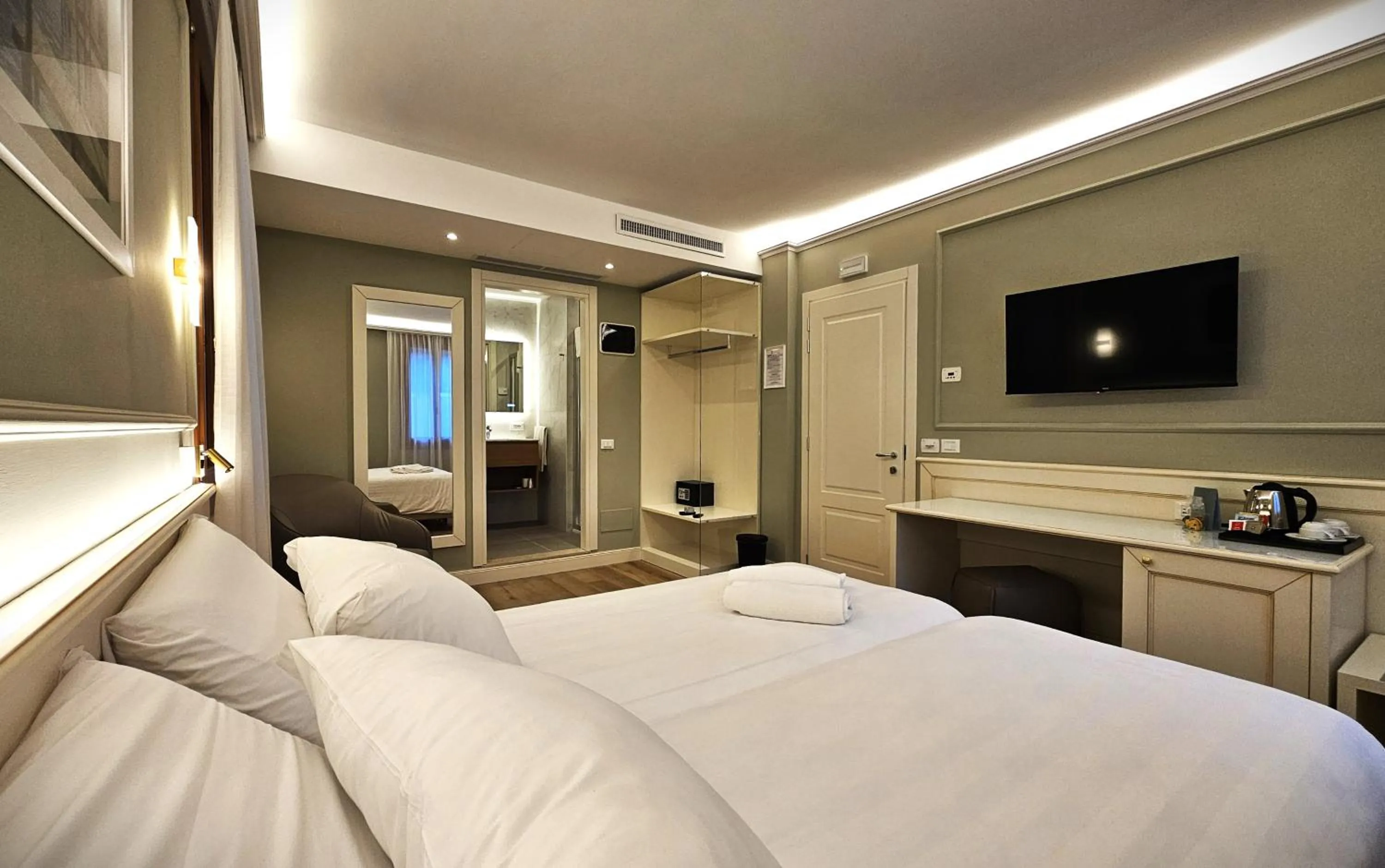 Bed in Hotel Guerrini