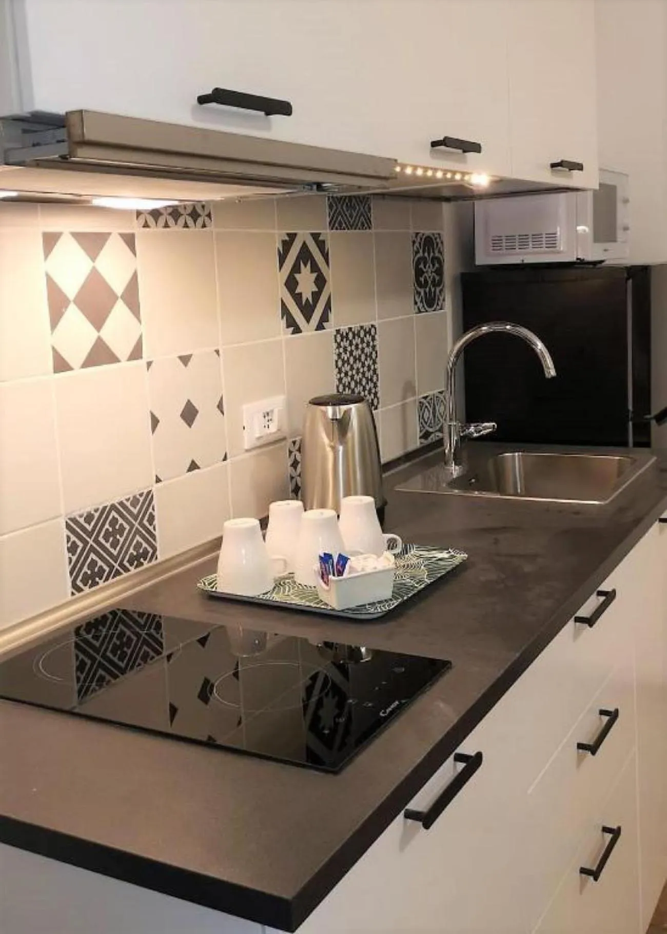 Kitchen or kitchenette in Hotel Guerrini