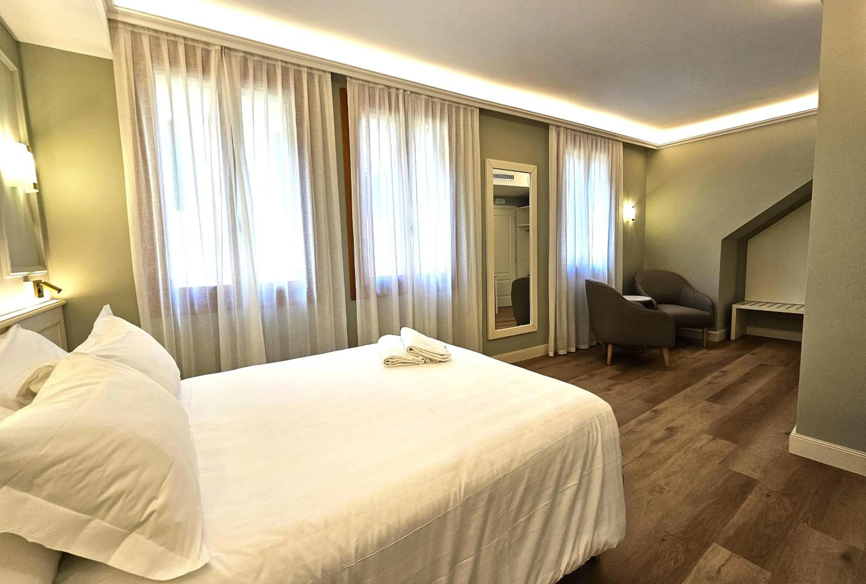 Bed in Hotel Guerrini