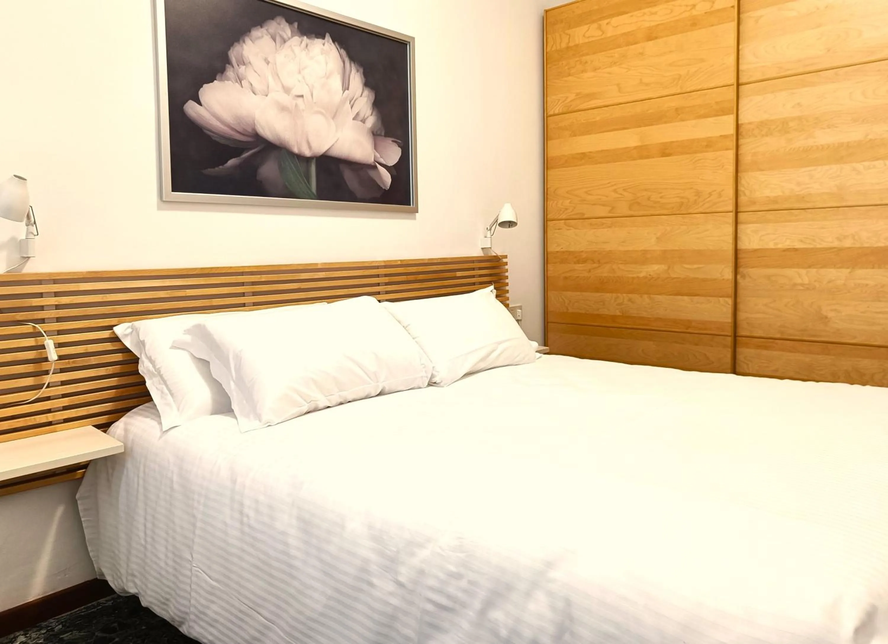 Bed in Hotel Guerrini