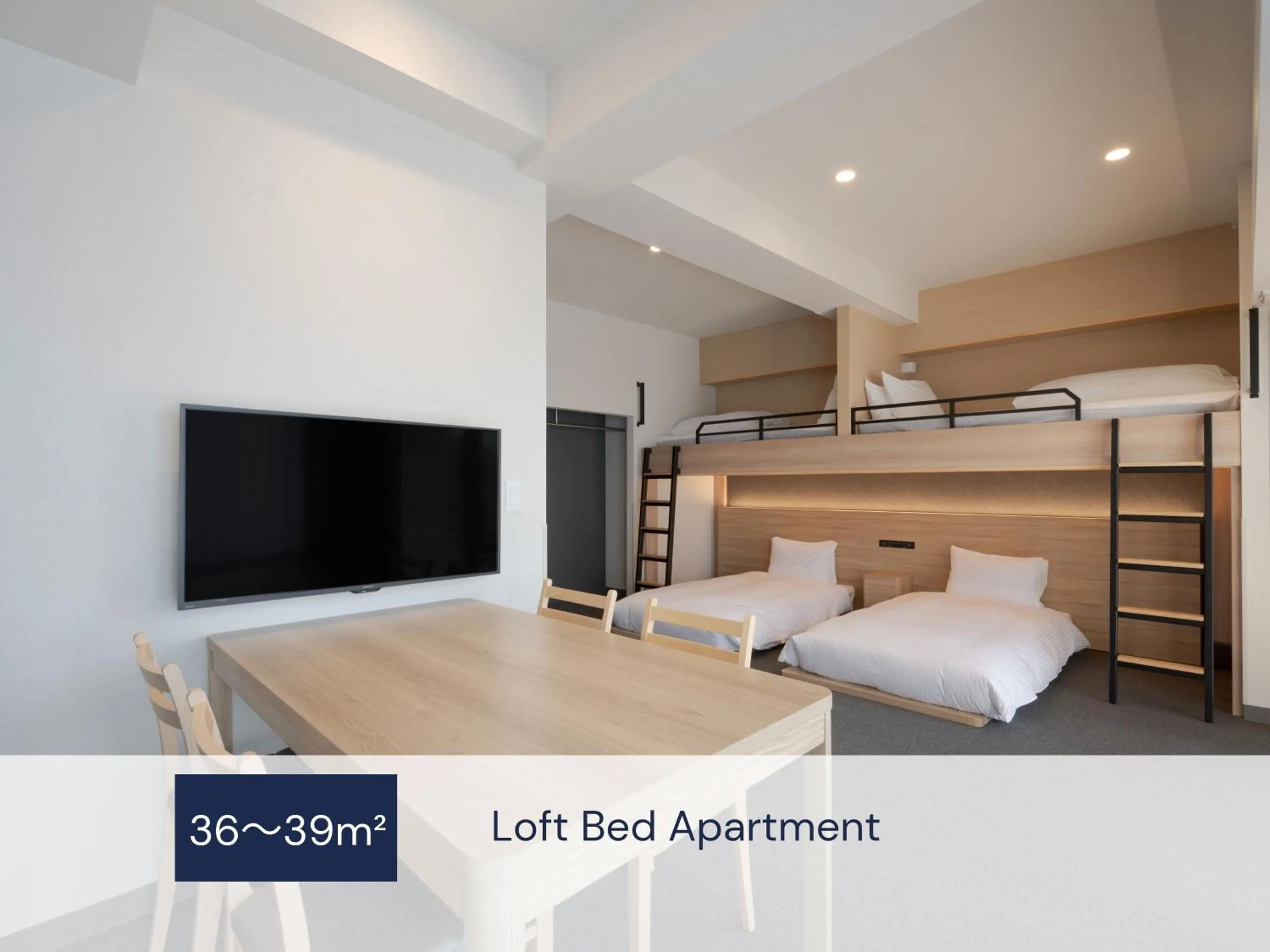 Photo of the whole room, Bed in MIMARU Osaka Namba Station