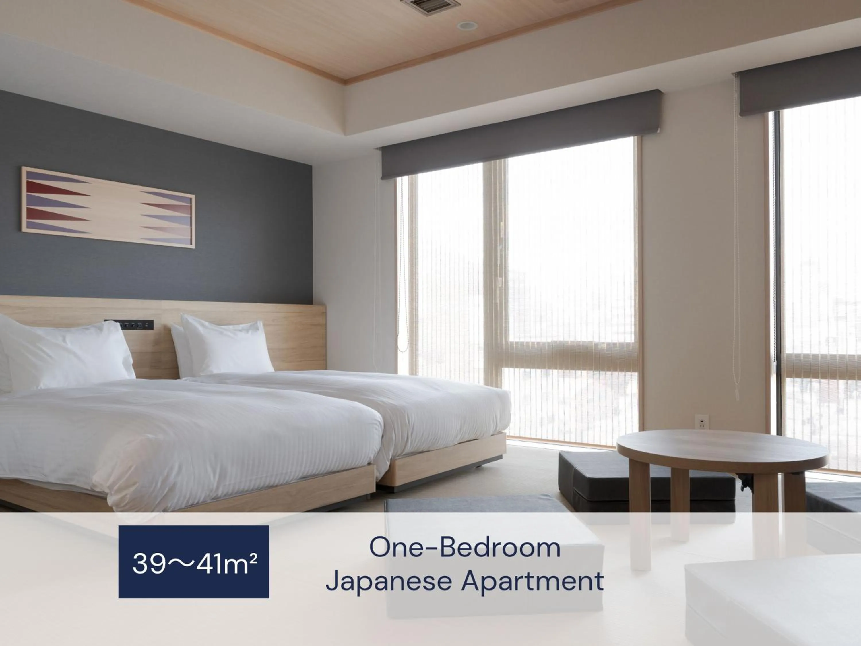 Photo of the whole room, Bed in MIMARU Osaka Namba Station