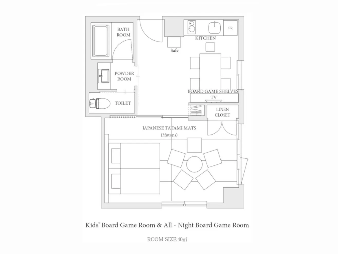 Floor plan in MIMARU Osaka Namba Station