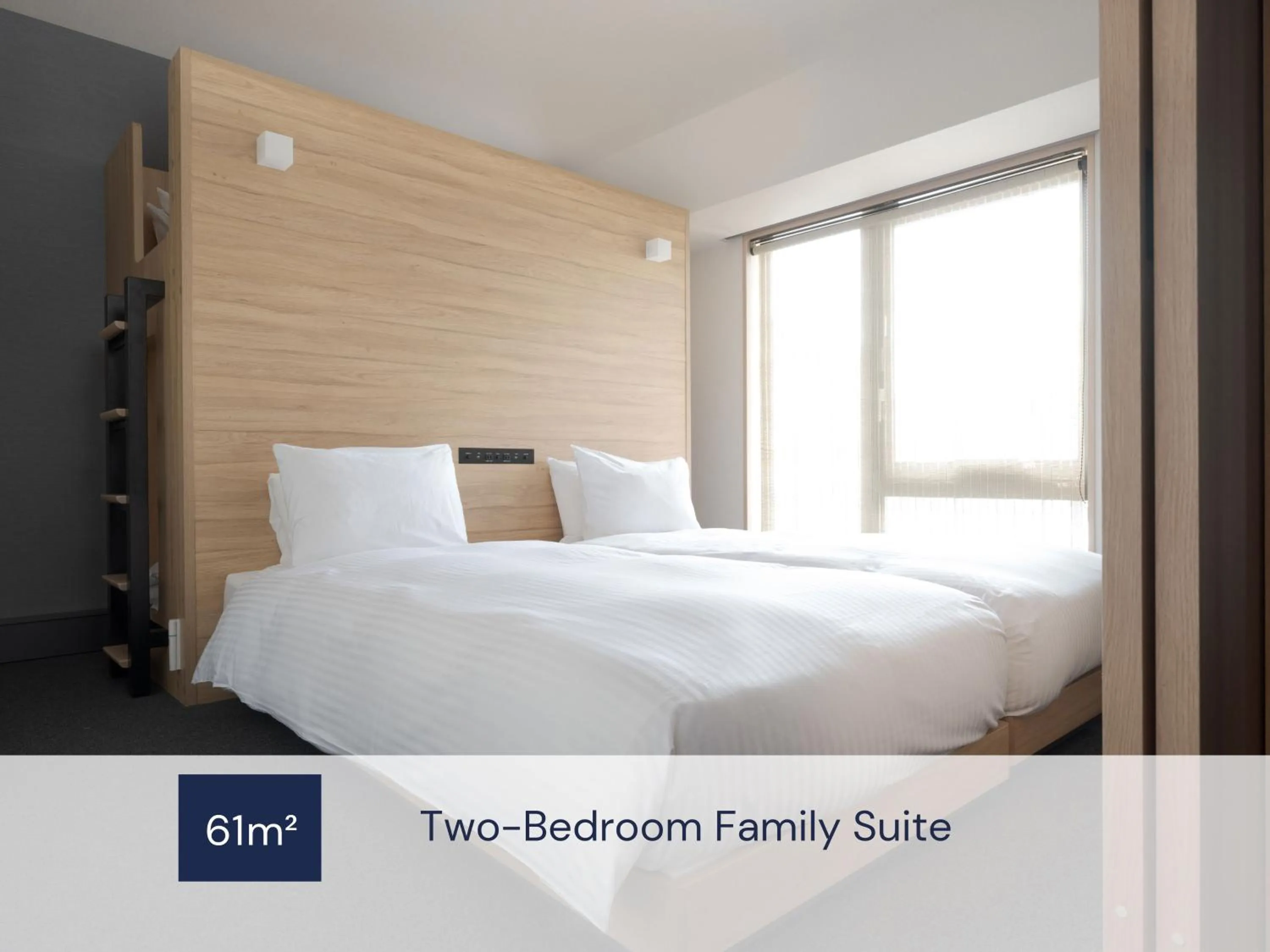 Photo of the whole room, Bed in MIMARU Osaka Namba Station