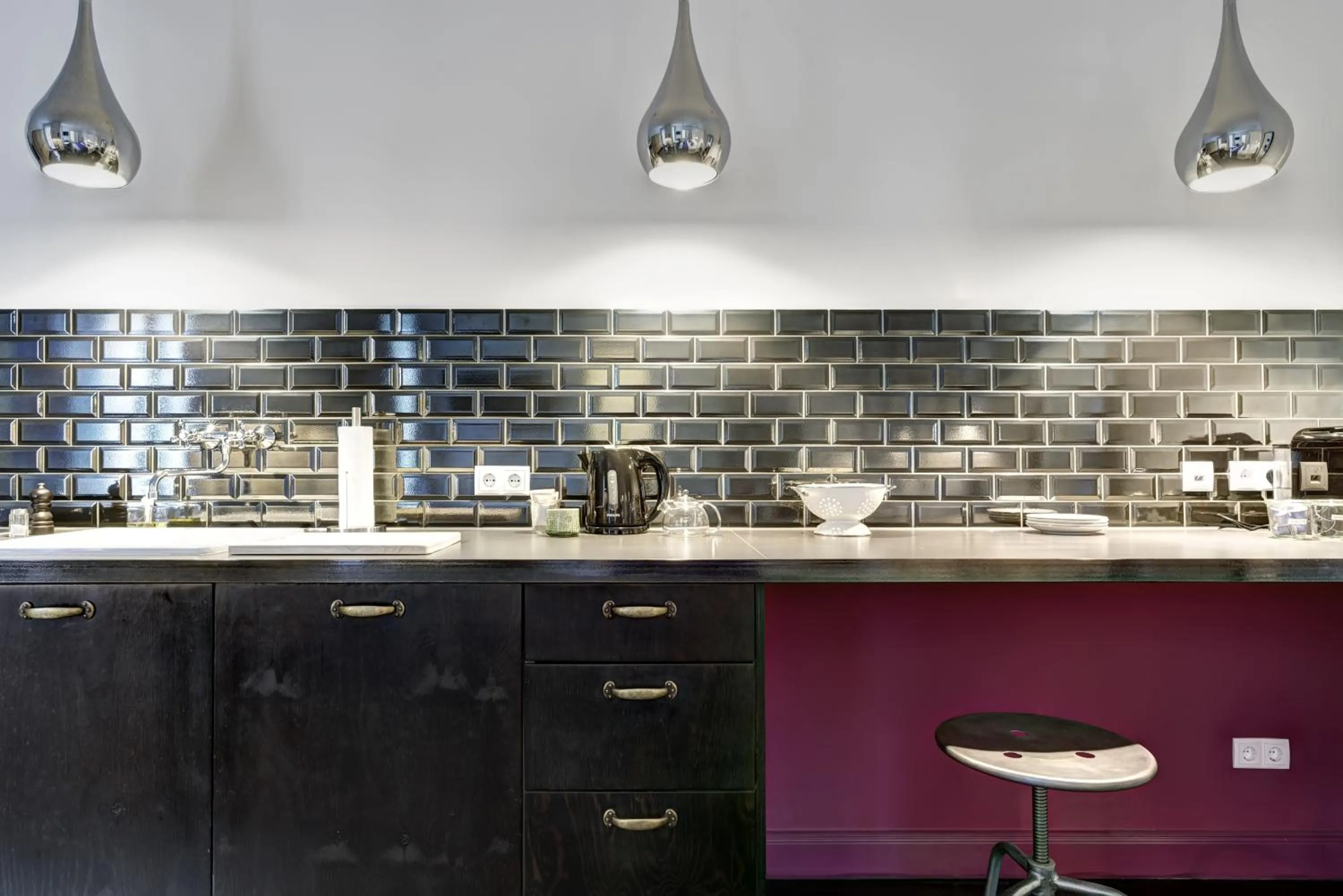 Kitchen or kitchenette in Gorki Apartments