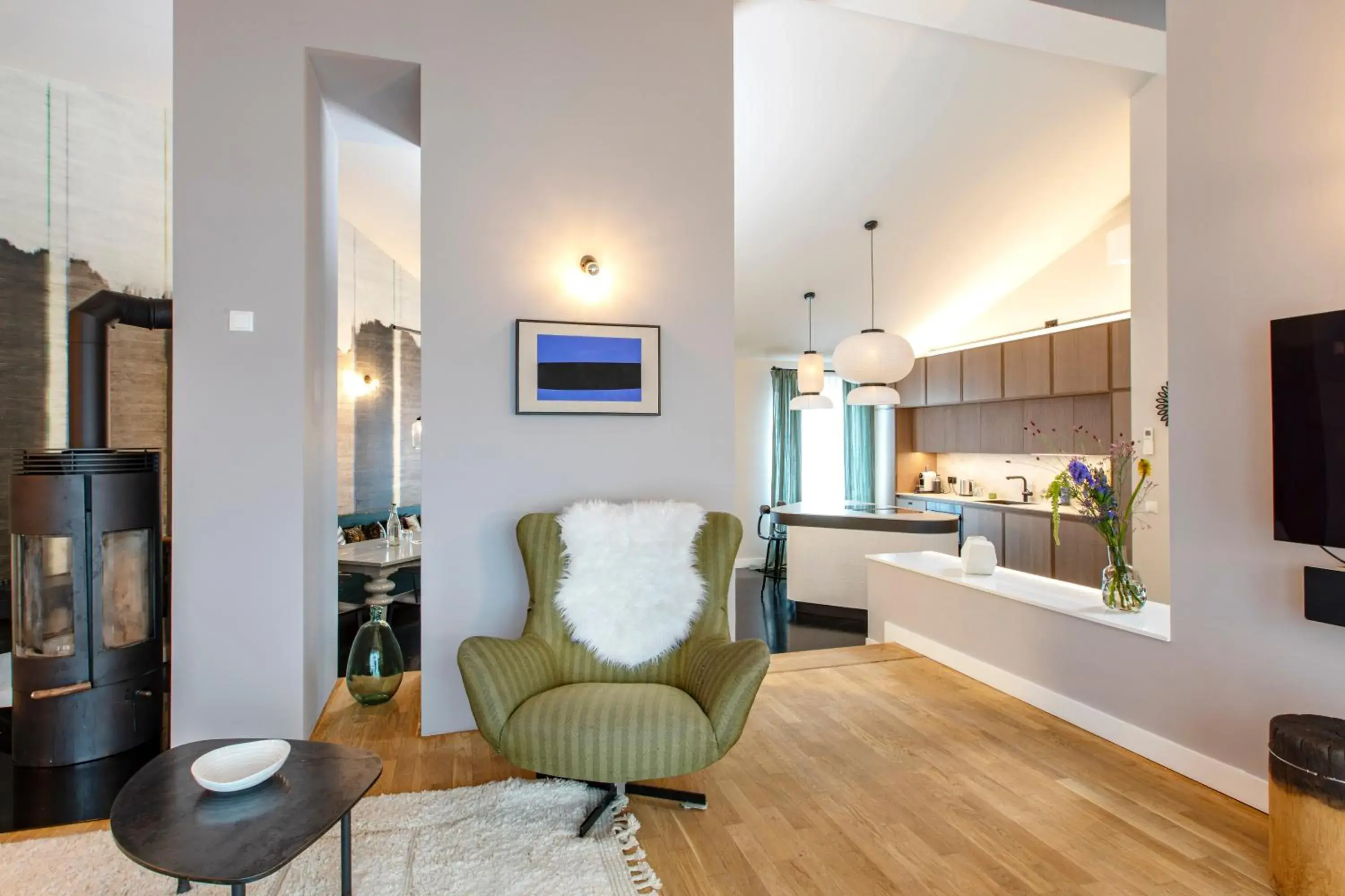 Living room in Gorki Apartments Living room in Gorki Apartments