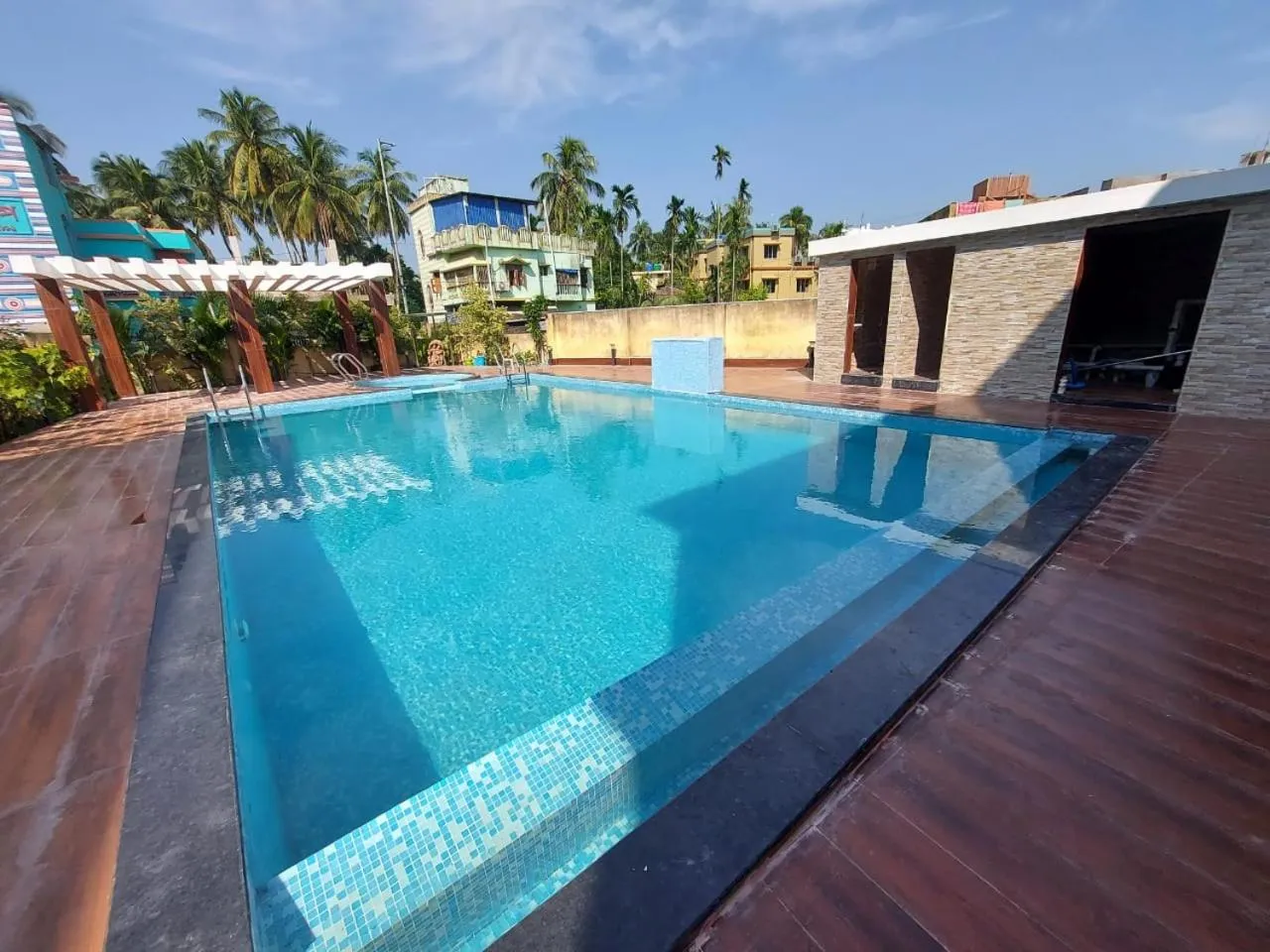 Swimming pool in ICONIC Hotel Digha