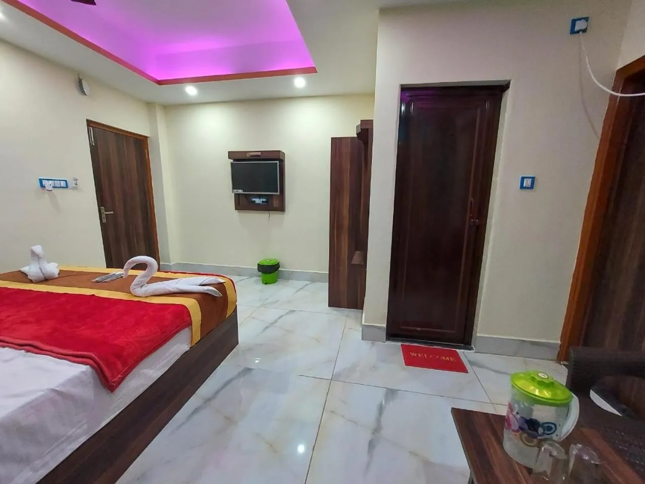 Bed in ICONIC Hotel Digha