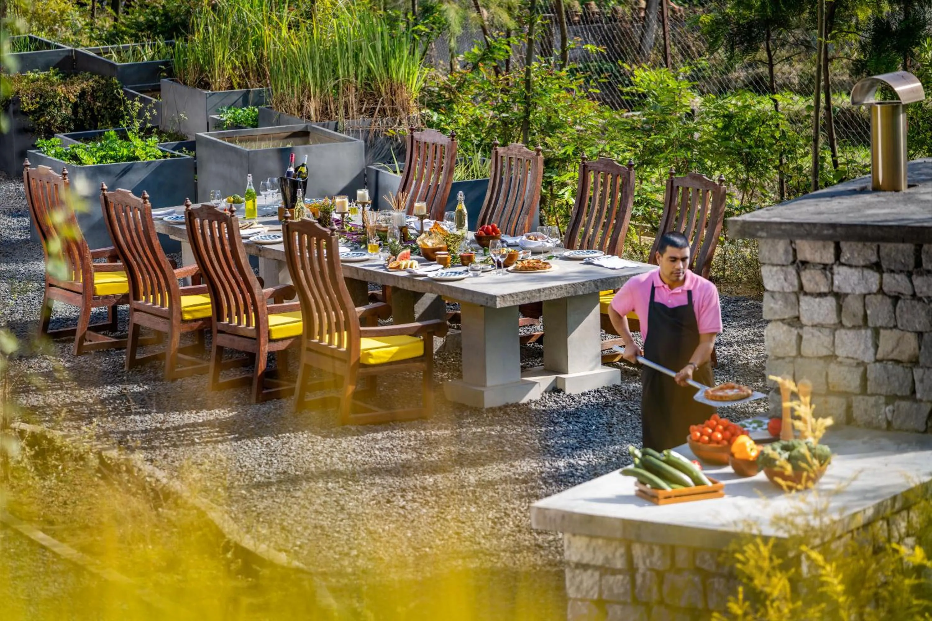 Dining area in Norbu The Montanna, Dharamshala - IHCL SeleQtions