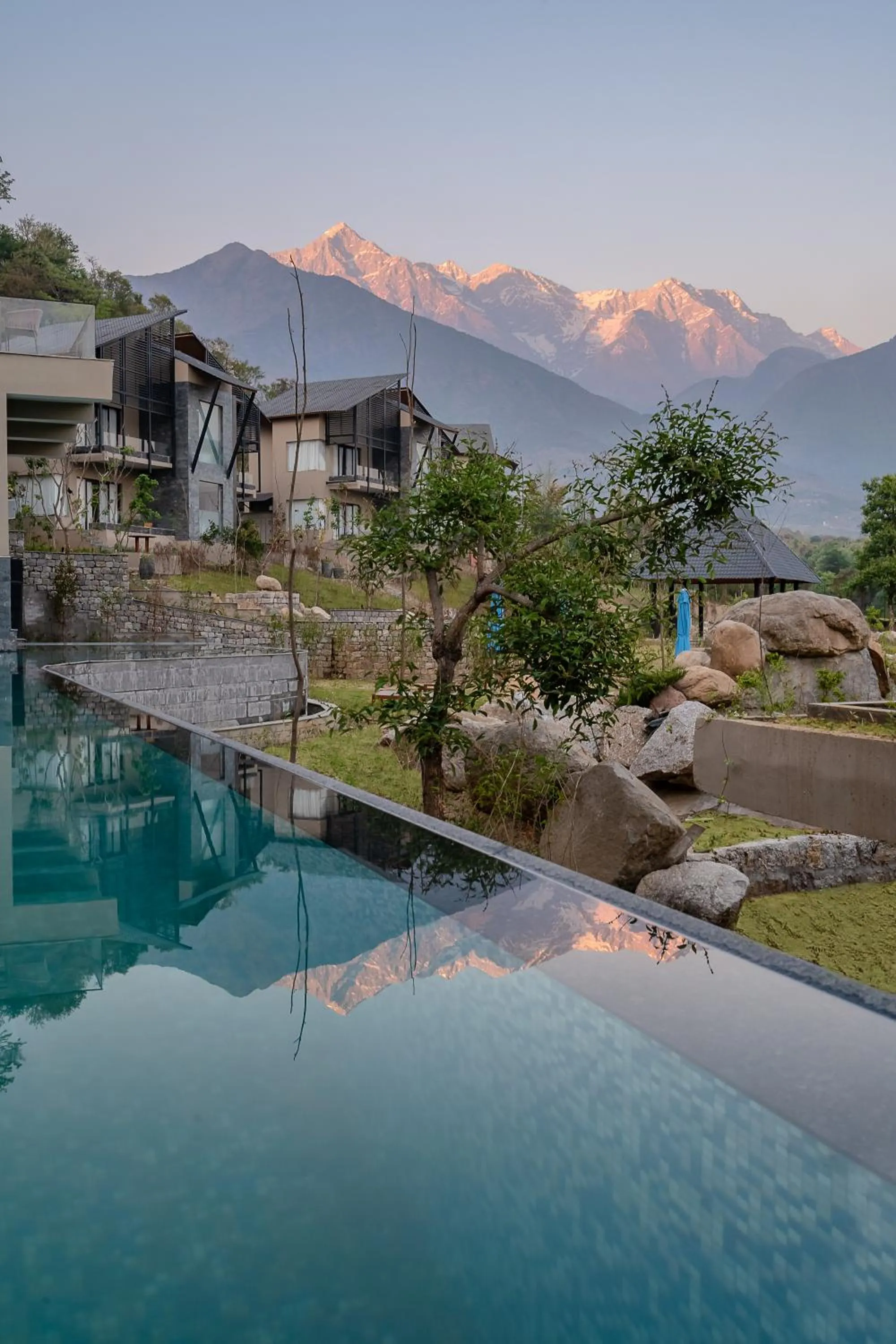 Swimming pool in Norbu The Montanna, Dharamshala - IHCL SeleQtions