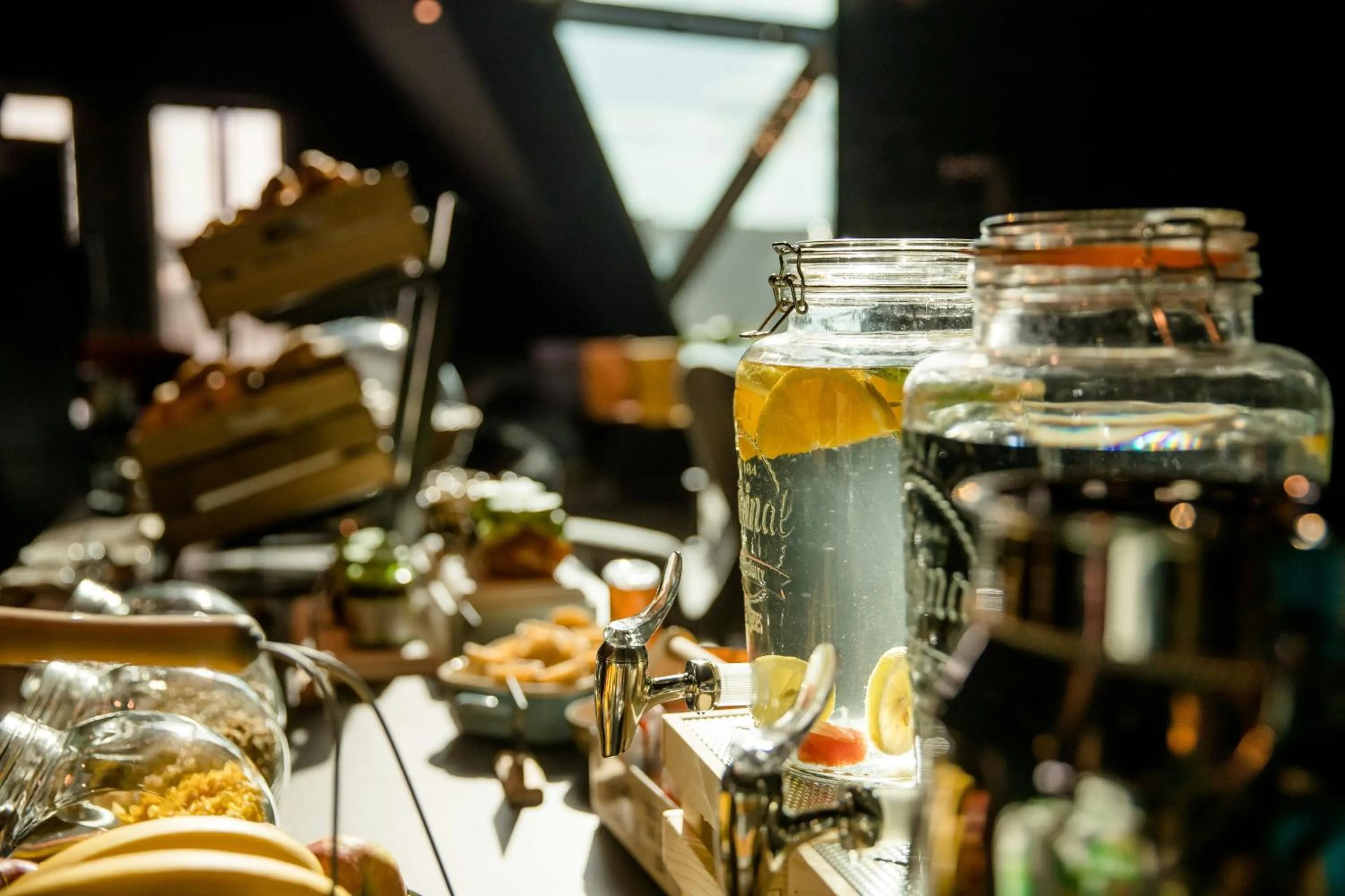 Buffet breakfast in Motel One Ulm