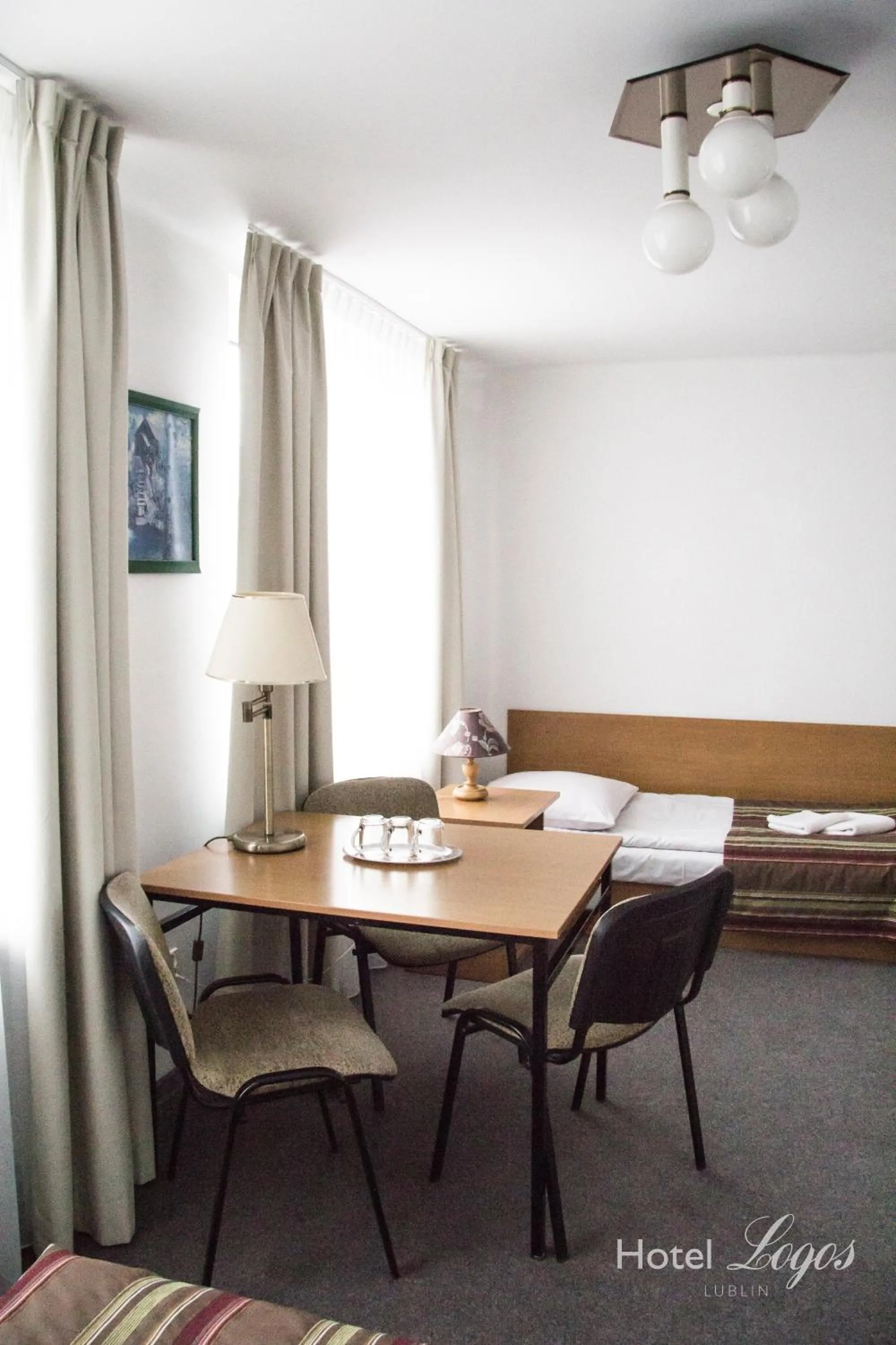 Seating area in Hotel Logos