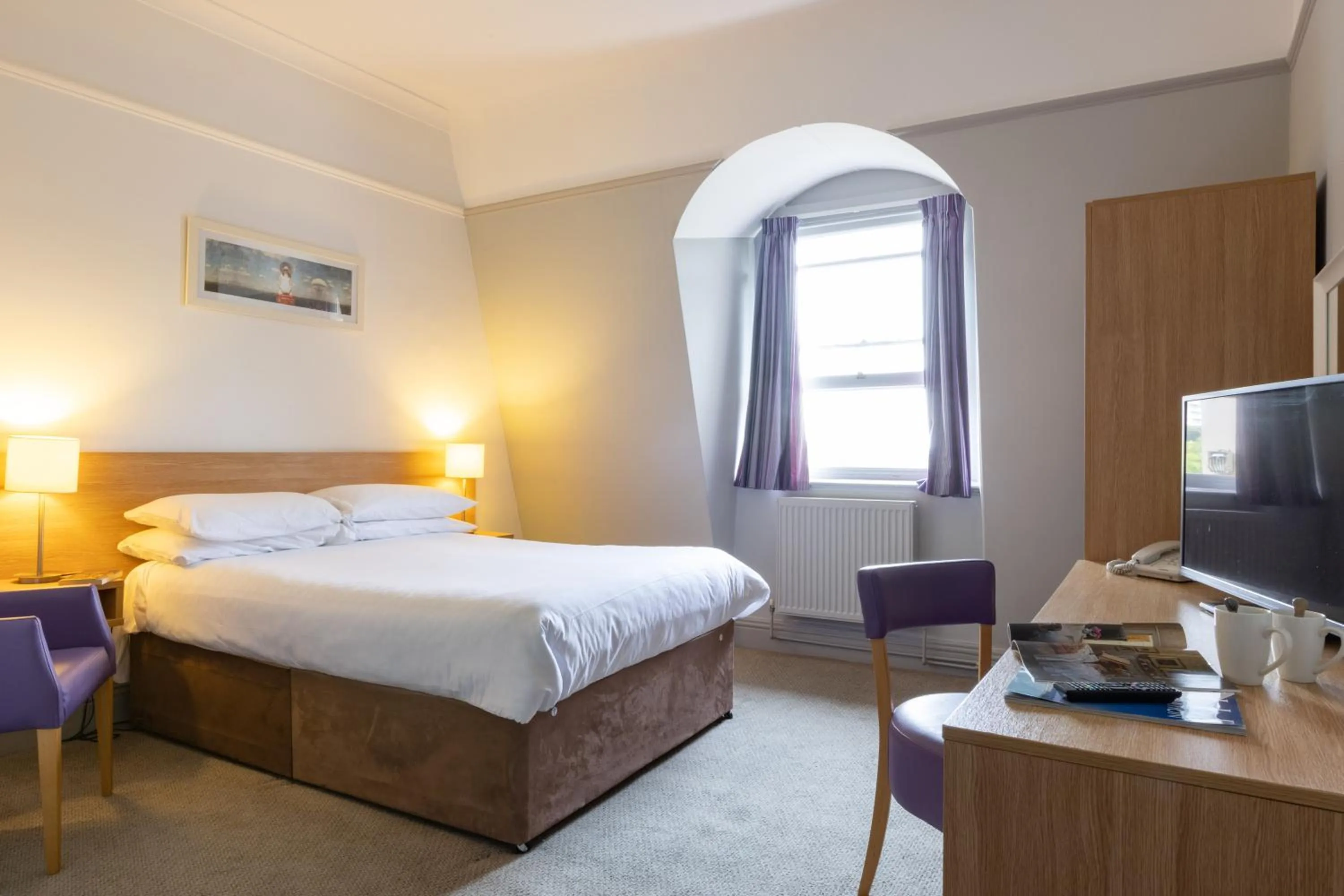 Photo of the whole room, Bed in The Caledonian Torbay Hotel