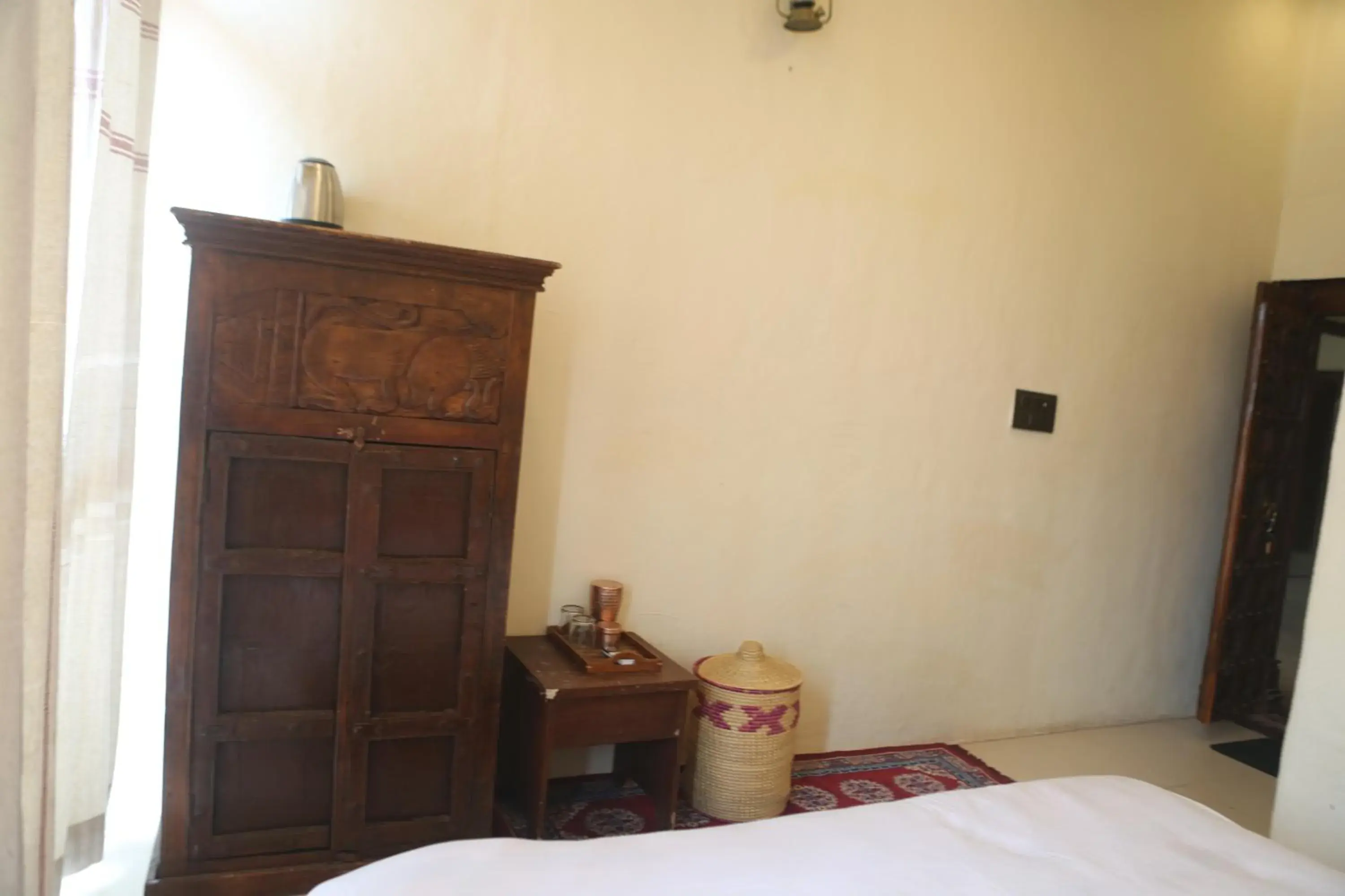 Double Room with Balcony in Vedic Dham Ganga Double Room with Balcony in Vedic Dham Ganga