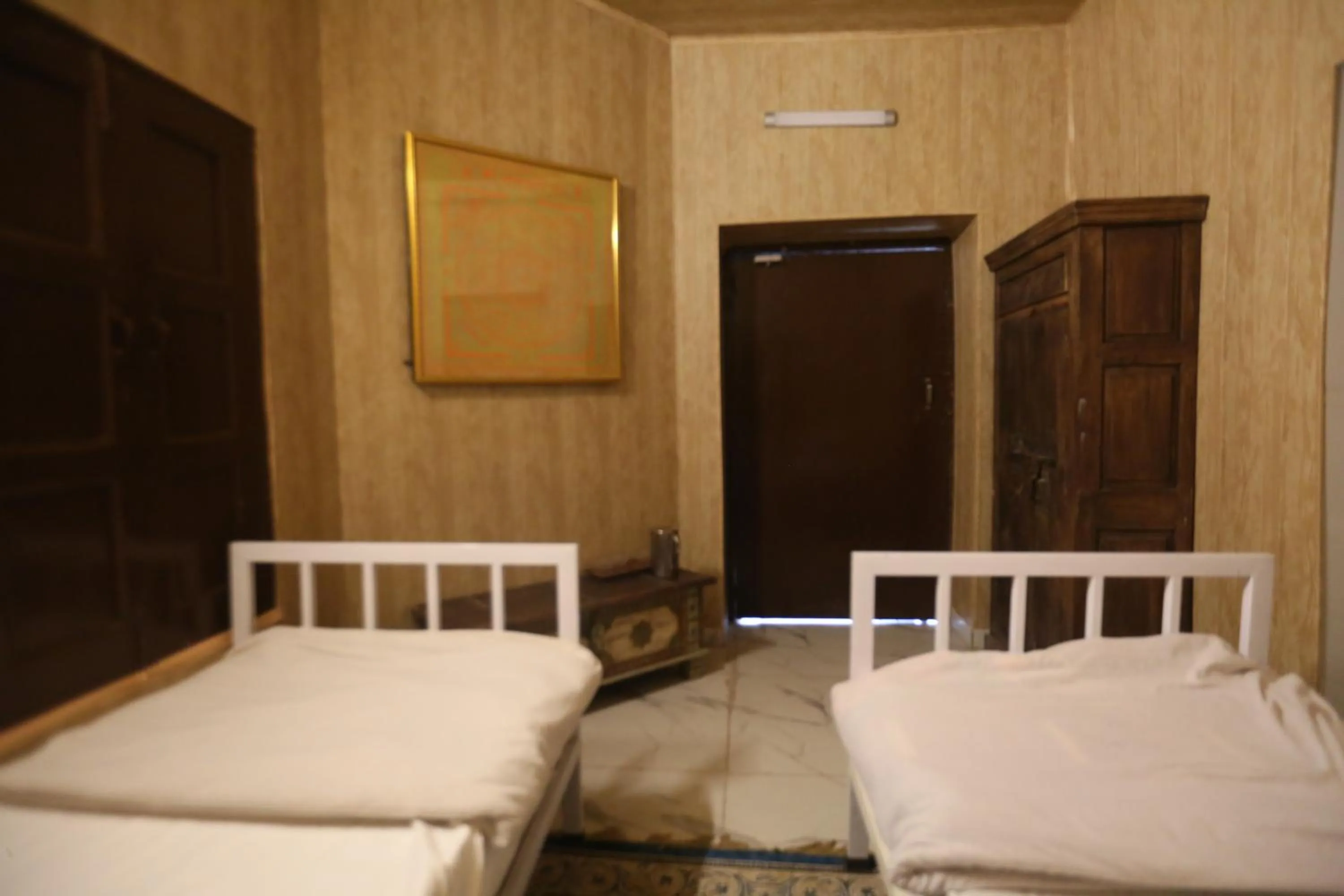 Bed in Vedic Dham Ganga