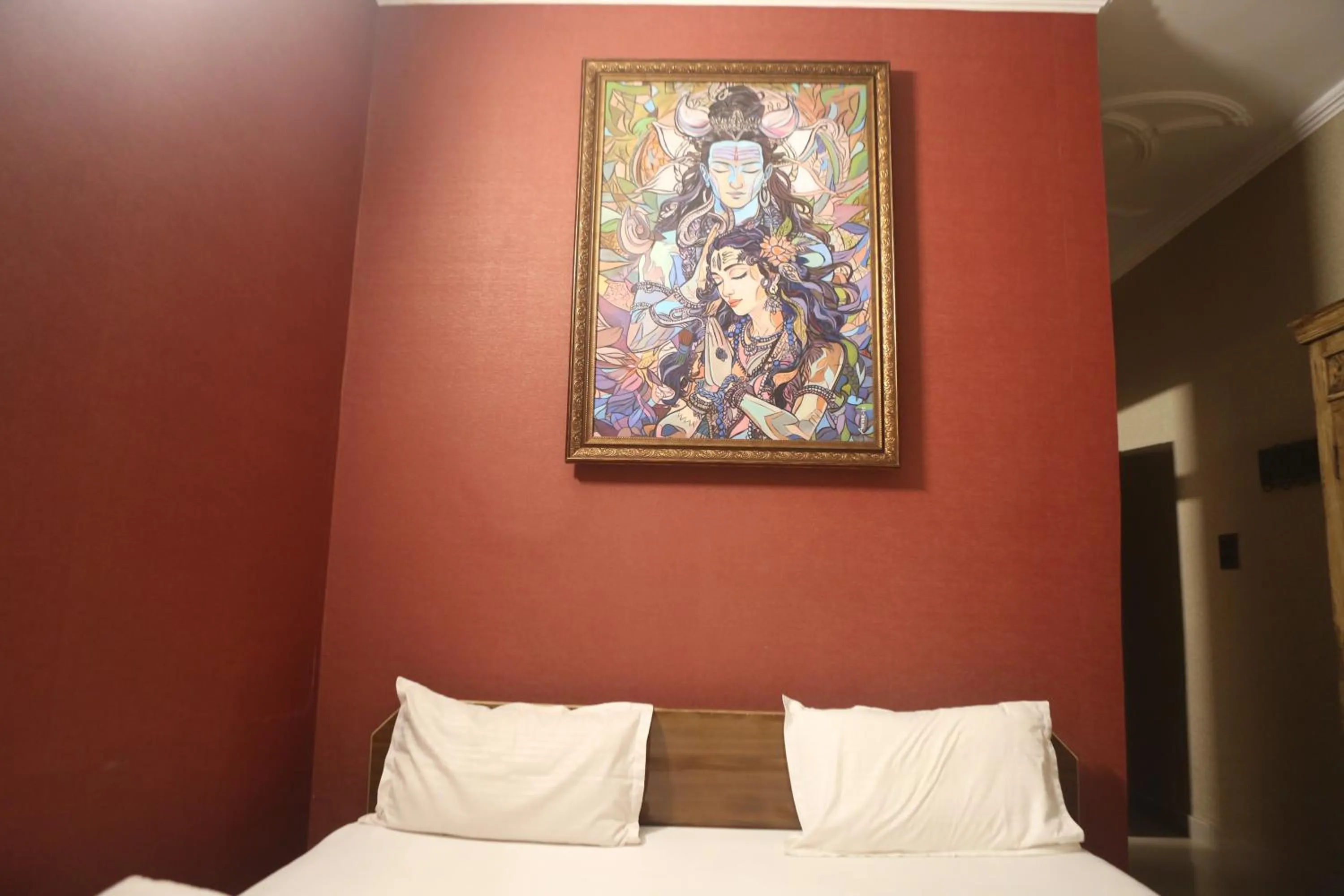 Bed in Vedic Dham Ganga