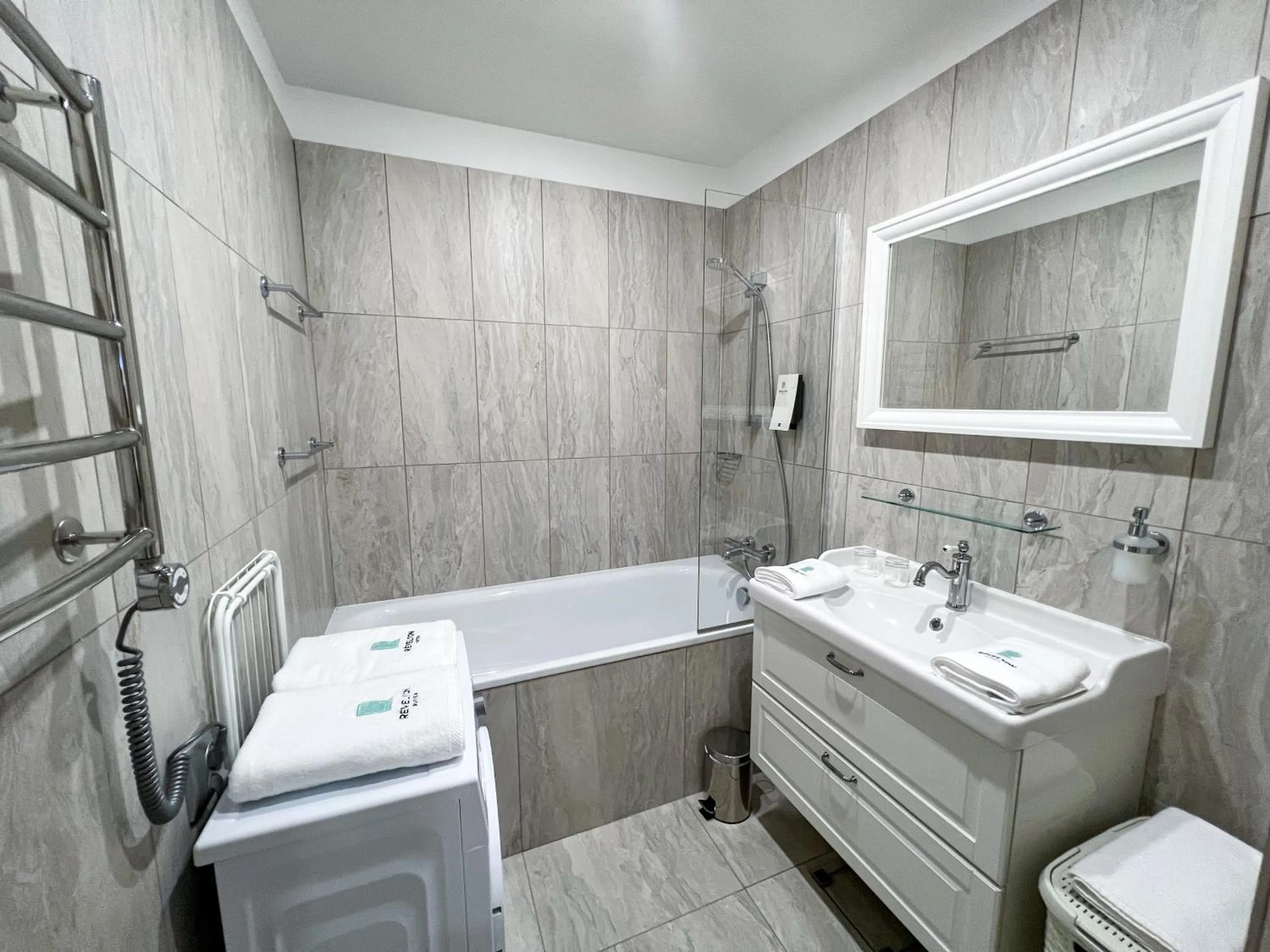 Bathroom in Revelton Suites Riga