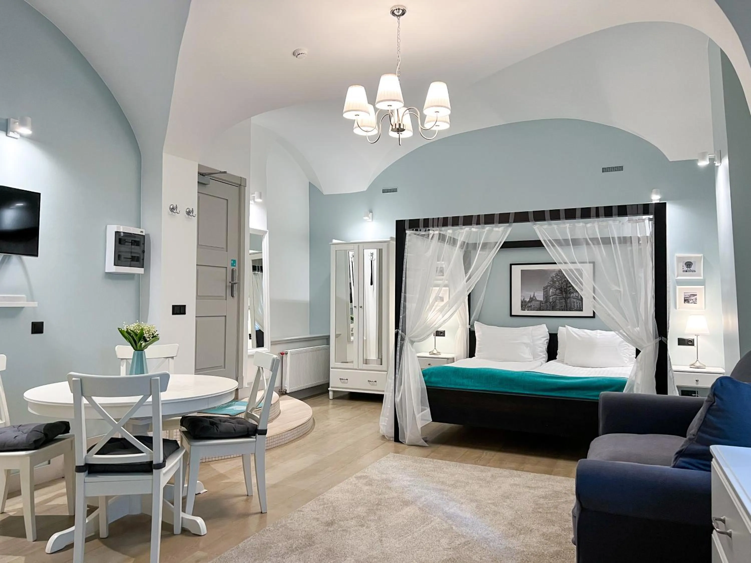 Photo of the whole room, Bed in Revelton Suites Riga