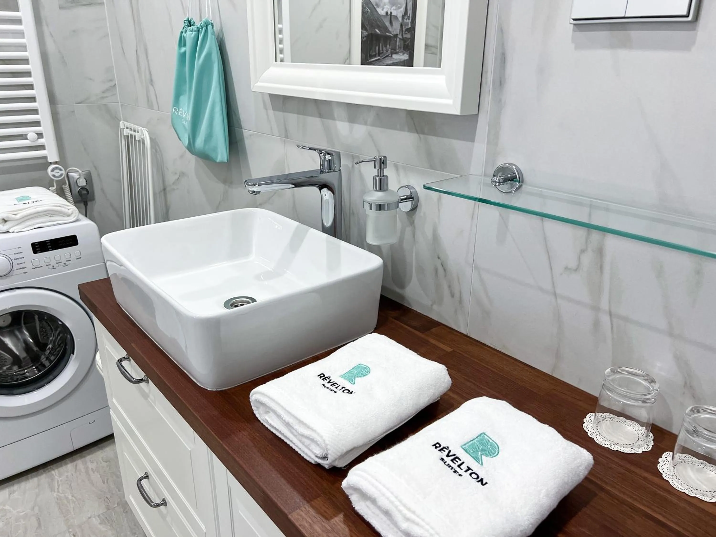 Bathroom in Revelton Suites Riga