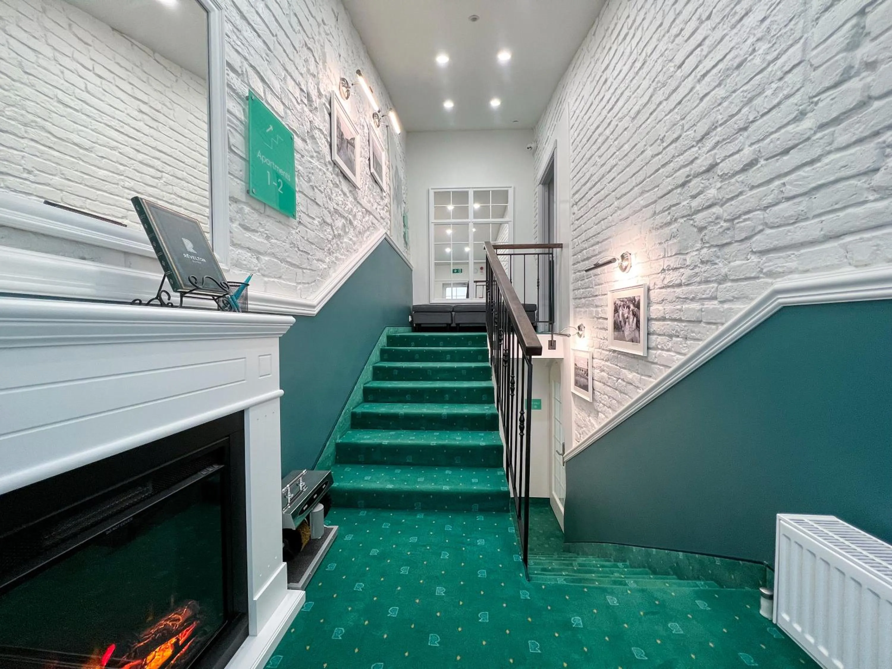 Lobby or reception in Revelton Suites Riga