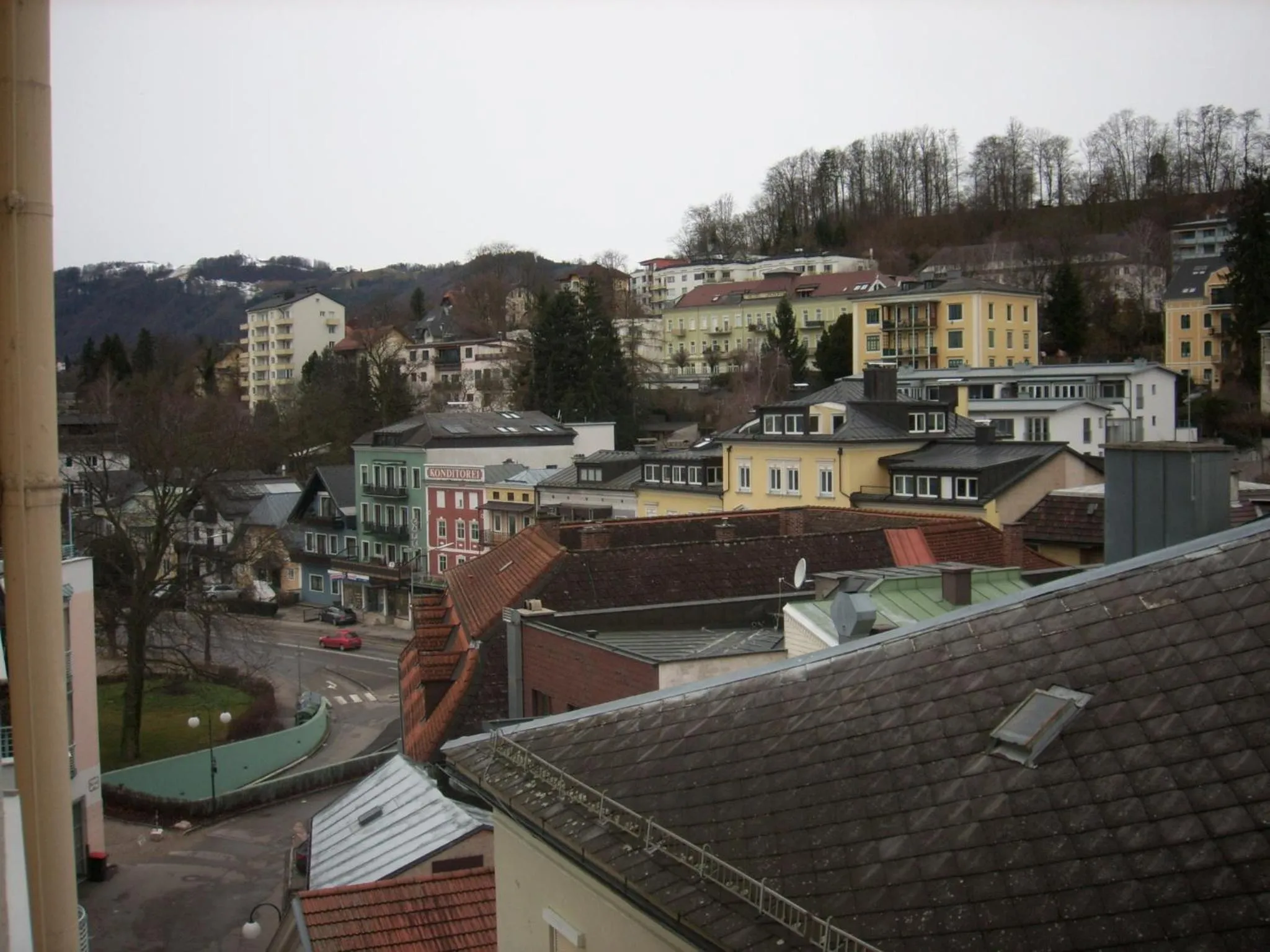 City view in Garconniere im ehemaligen Hotel Austria