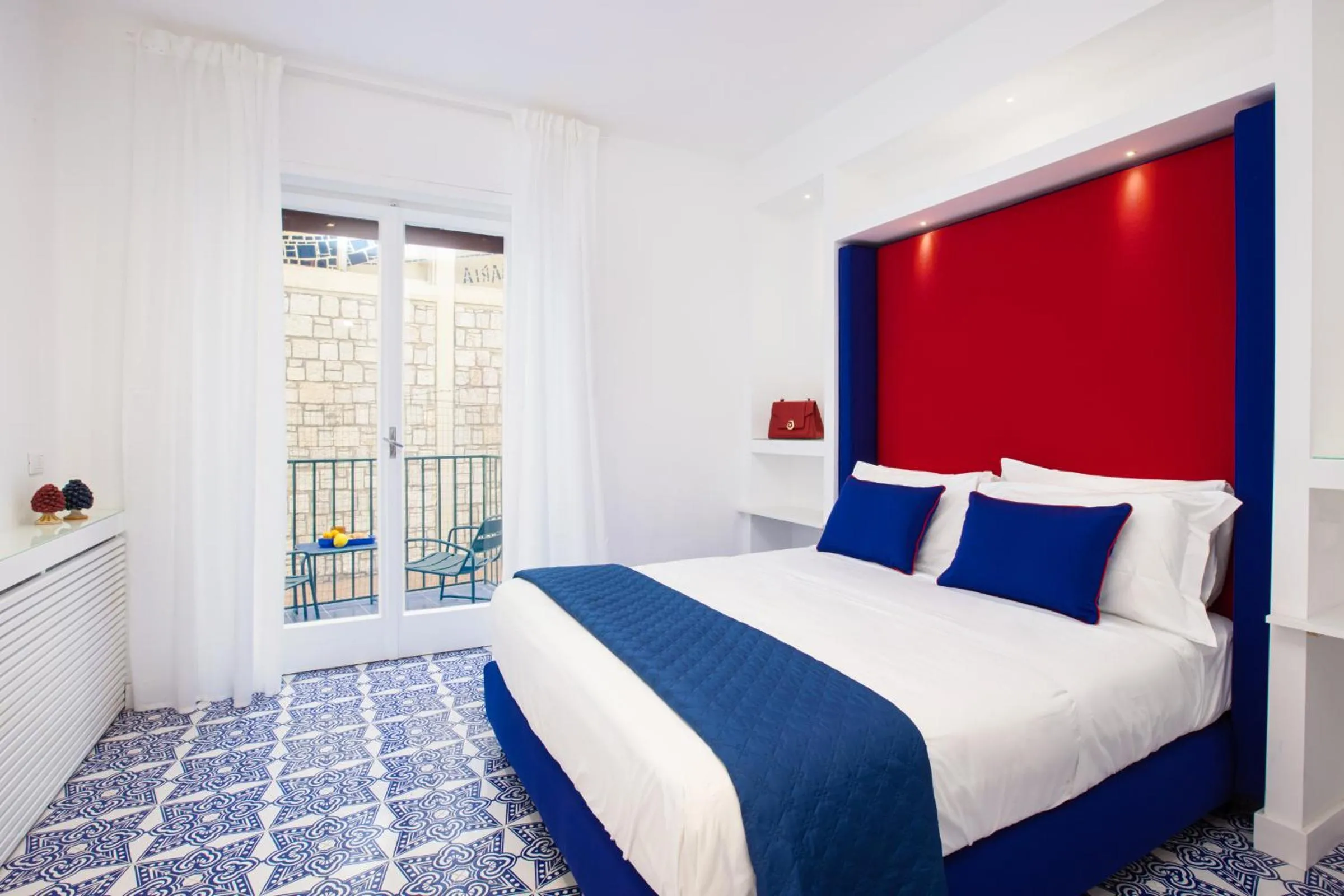Photo of the whole room, Bed in Blue Splendor Sorrento Apartment