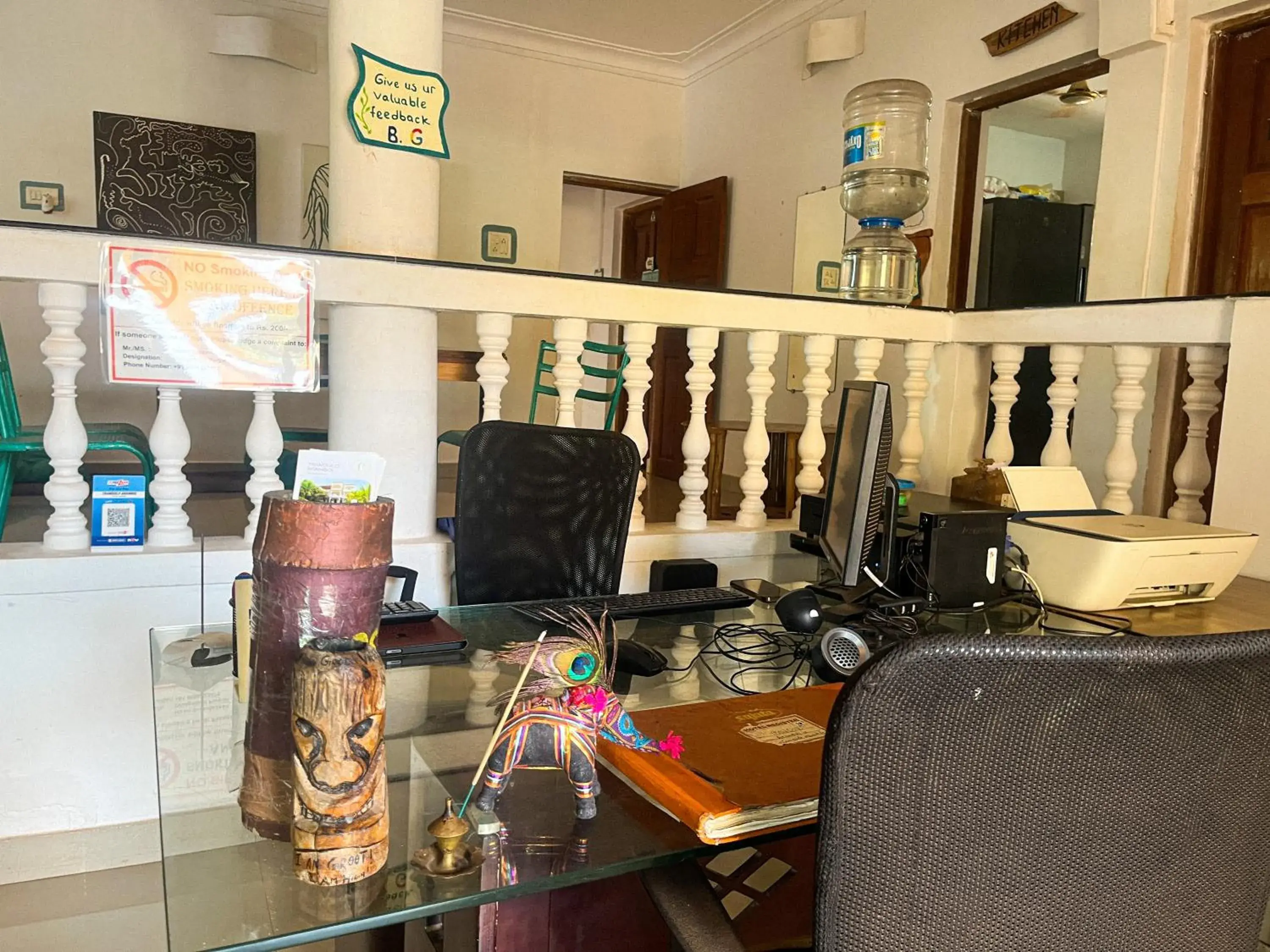 Lobby or reception in Tranquilo Arambol Lobby or reception in Tranquilo Arambol