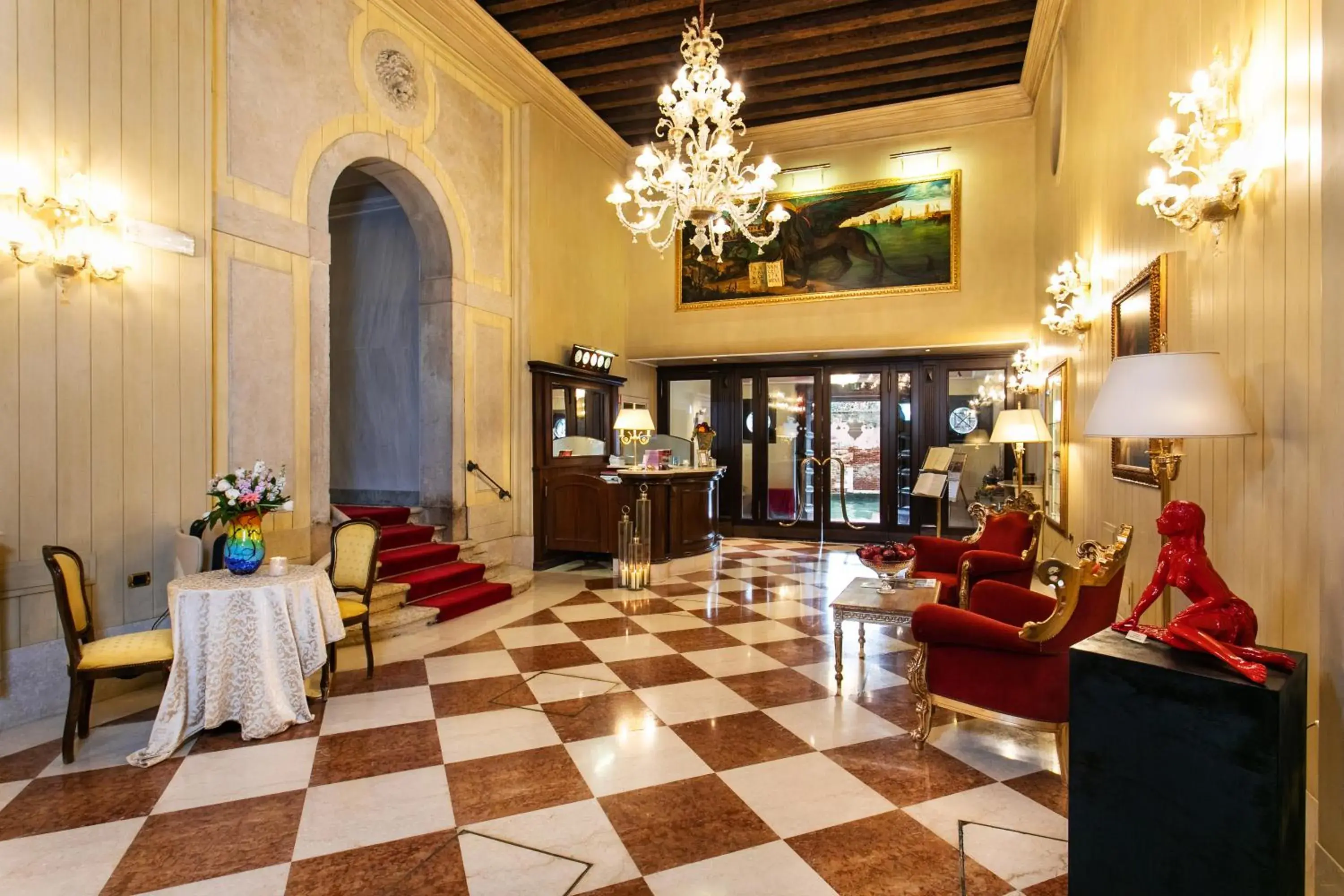 Living room in Ca' Vendramin Zago Living room in Ca' Vendramin Zago