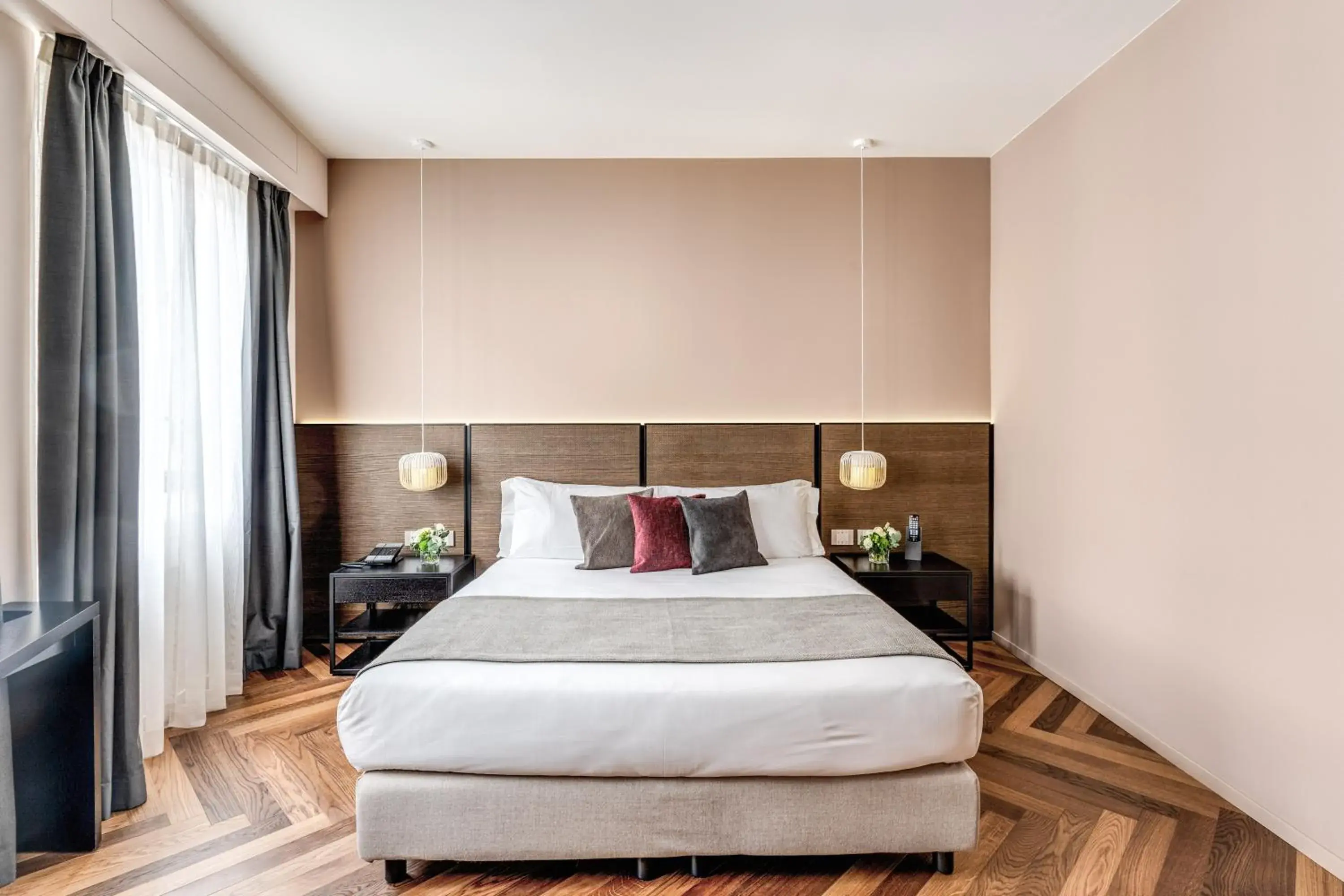 Bedroom, Bed in Plinius Lifestyle Hotel Lake Como Bedroom, Bed in Plinius Lifestyle Hotel Lake Como