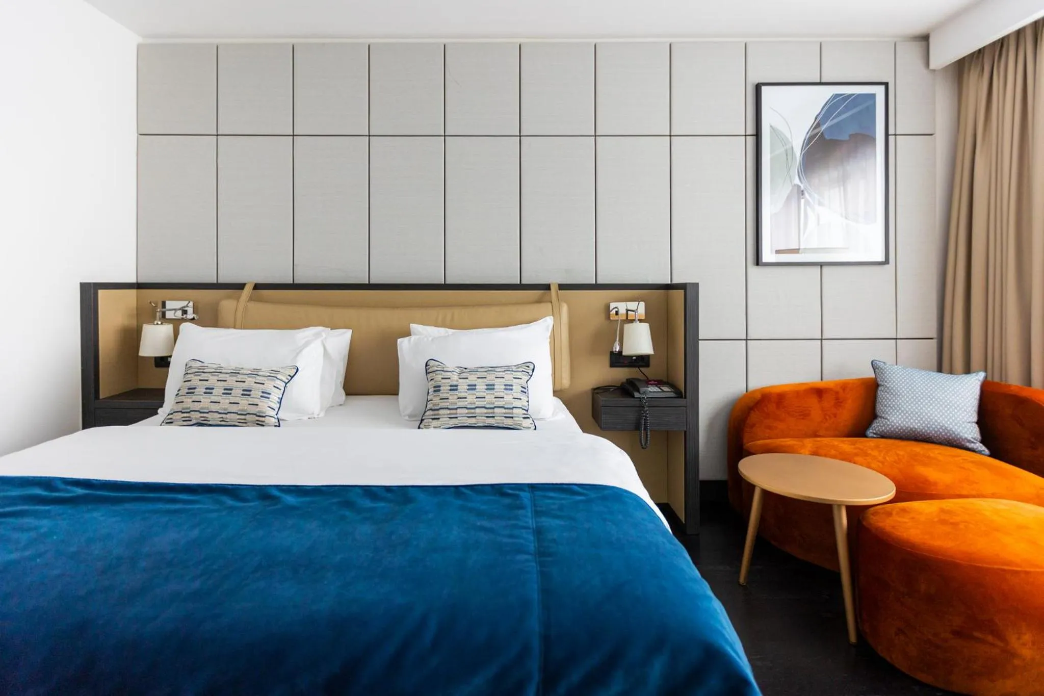 Bedroom, Bed in Crowne Plaza Belgrade by IHG