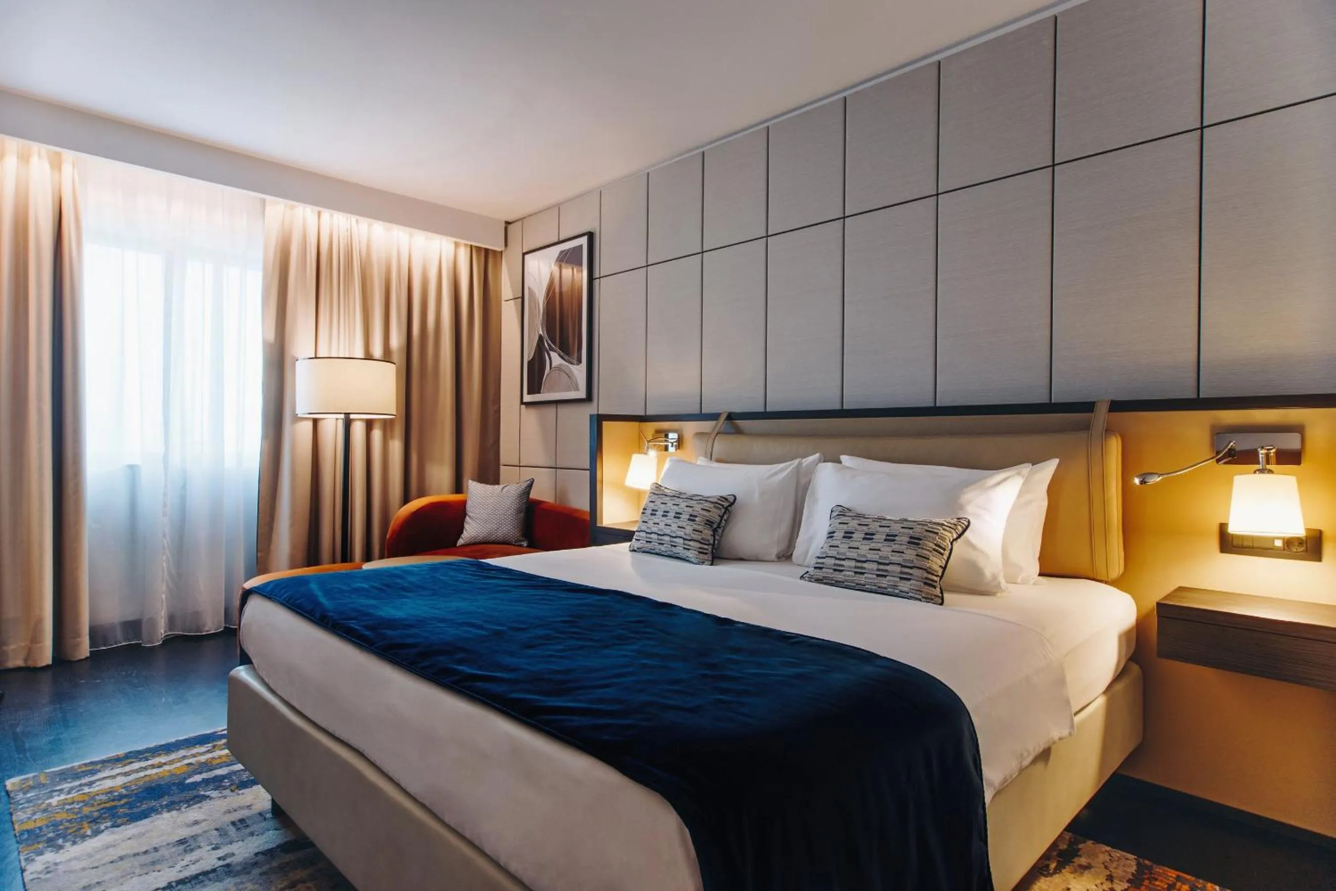 Photo of the whole room, Bed in Crowne Plaza Belgrade by IHG