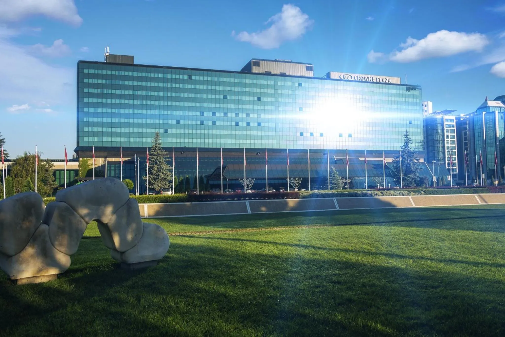 Property building in Crowne Plaza Belgrade by IHG