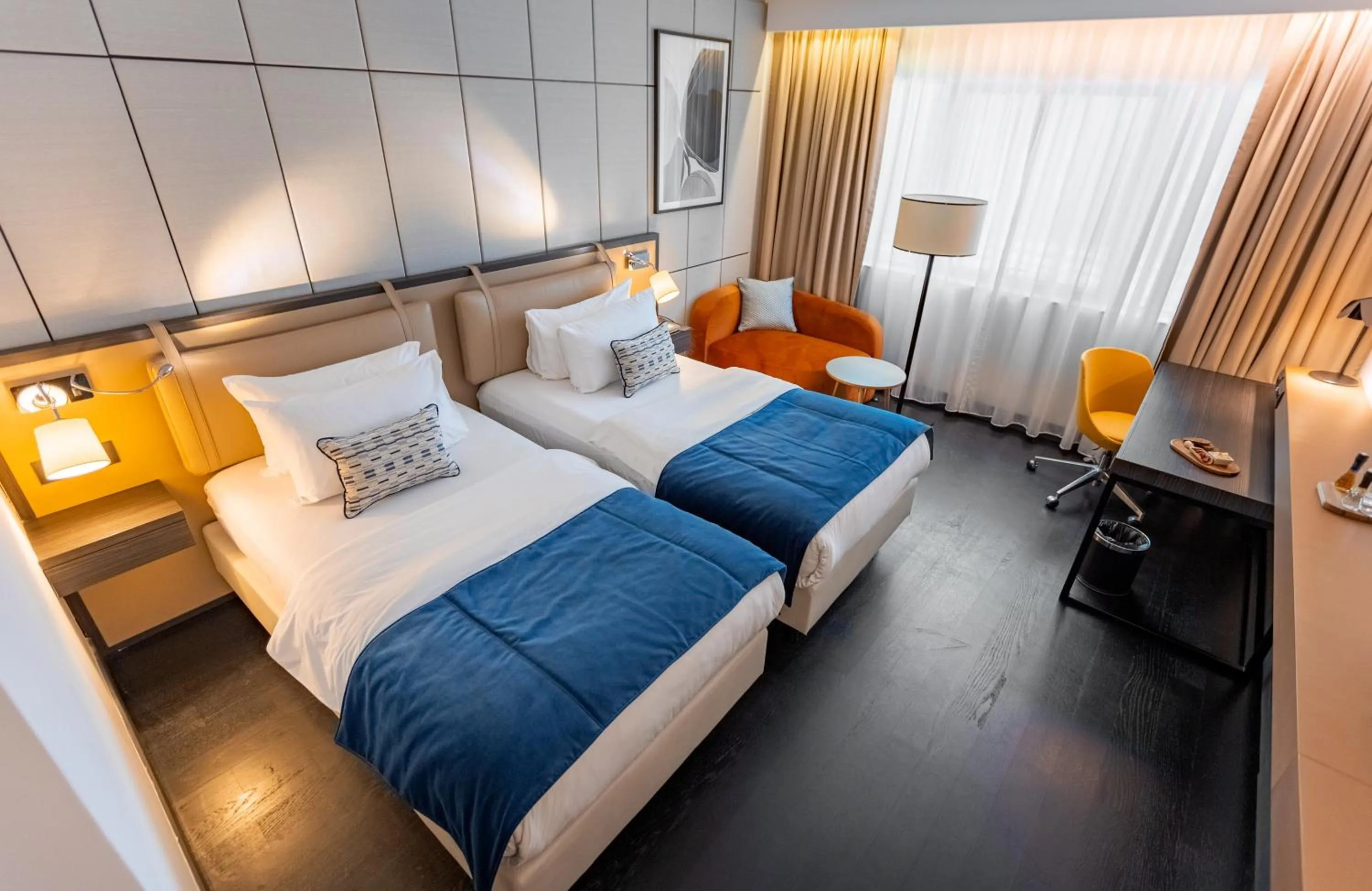 Photo of the whole room, Bed in Crowne Plaza Belgrade by IHG