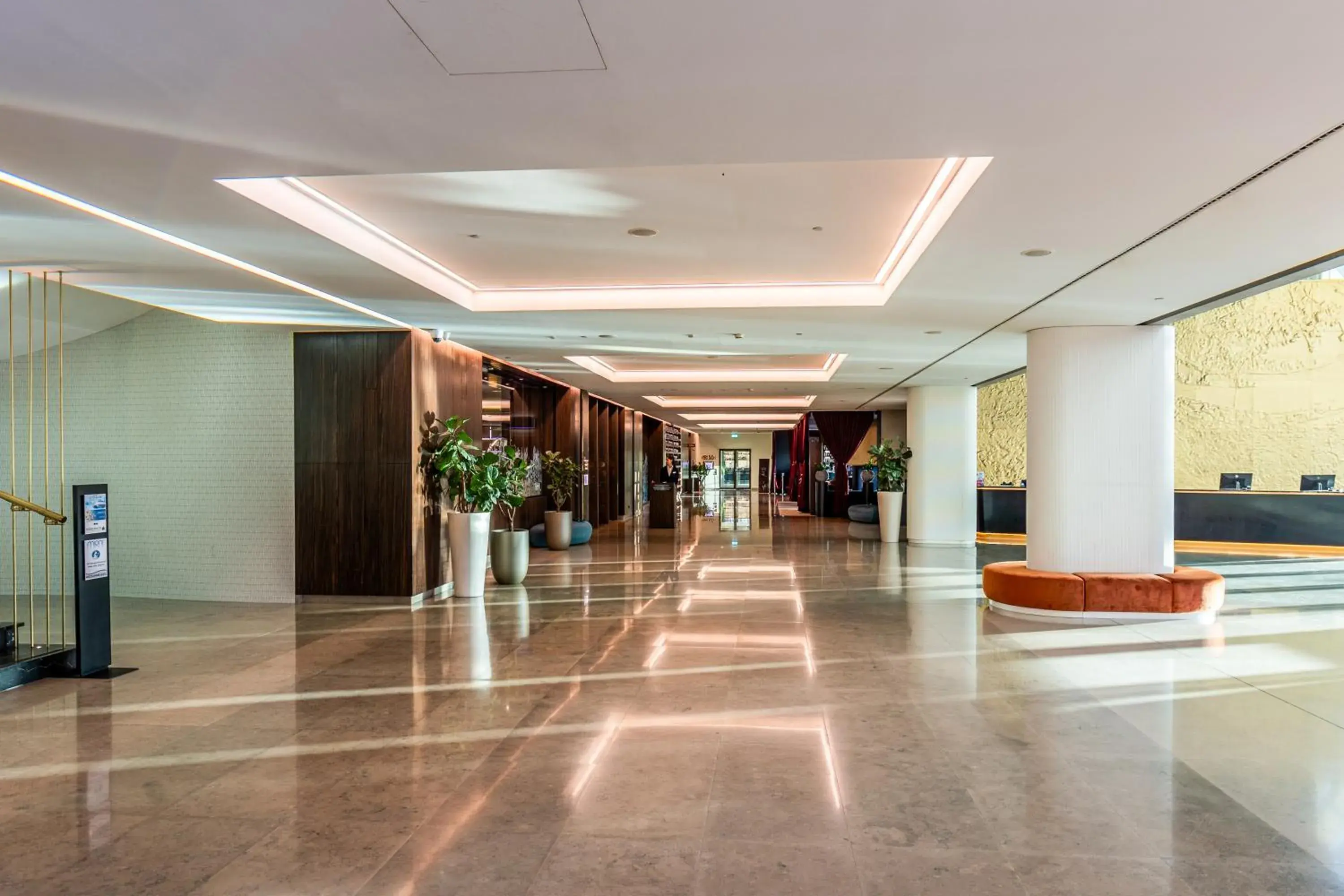 Lobby or reception in Crowne Plaza Belgrade by IHG Lobby or reception in Crowne Plaza Belgrade by IHG