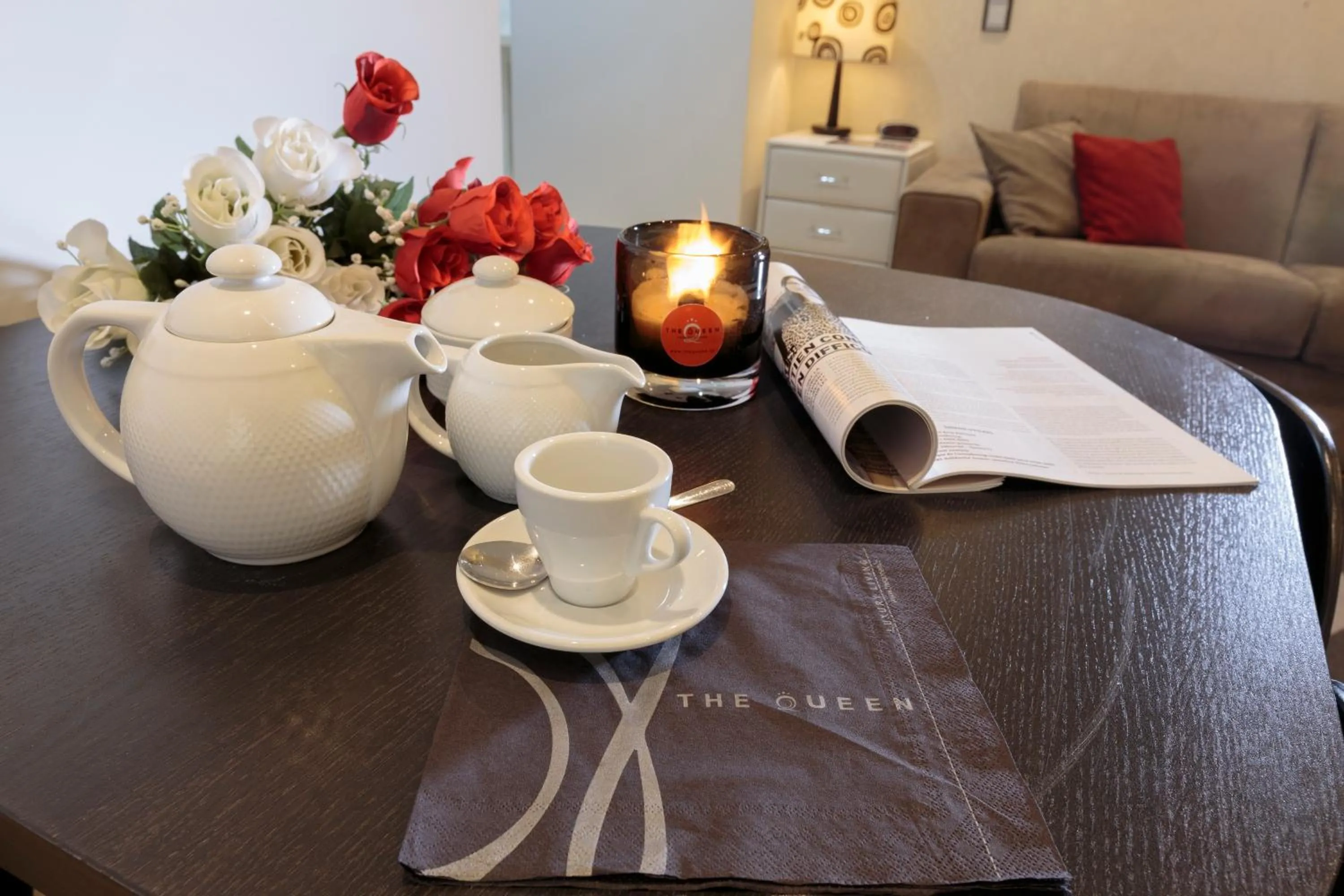 Dining area in The Queen Luxury Apartments - Villa Cortina