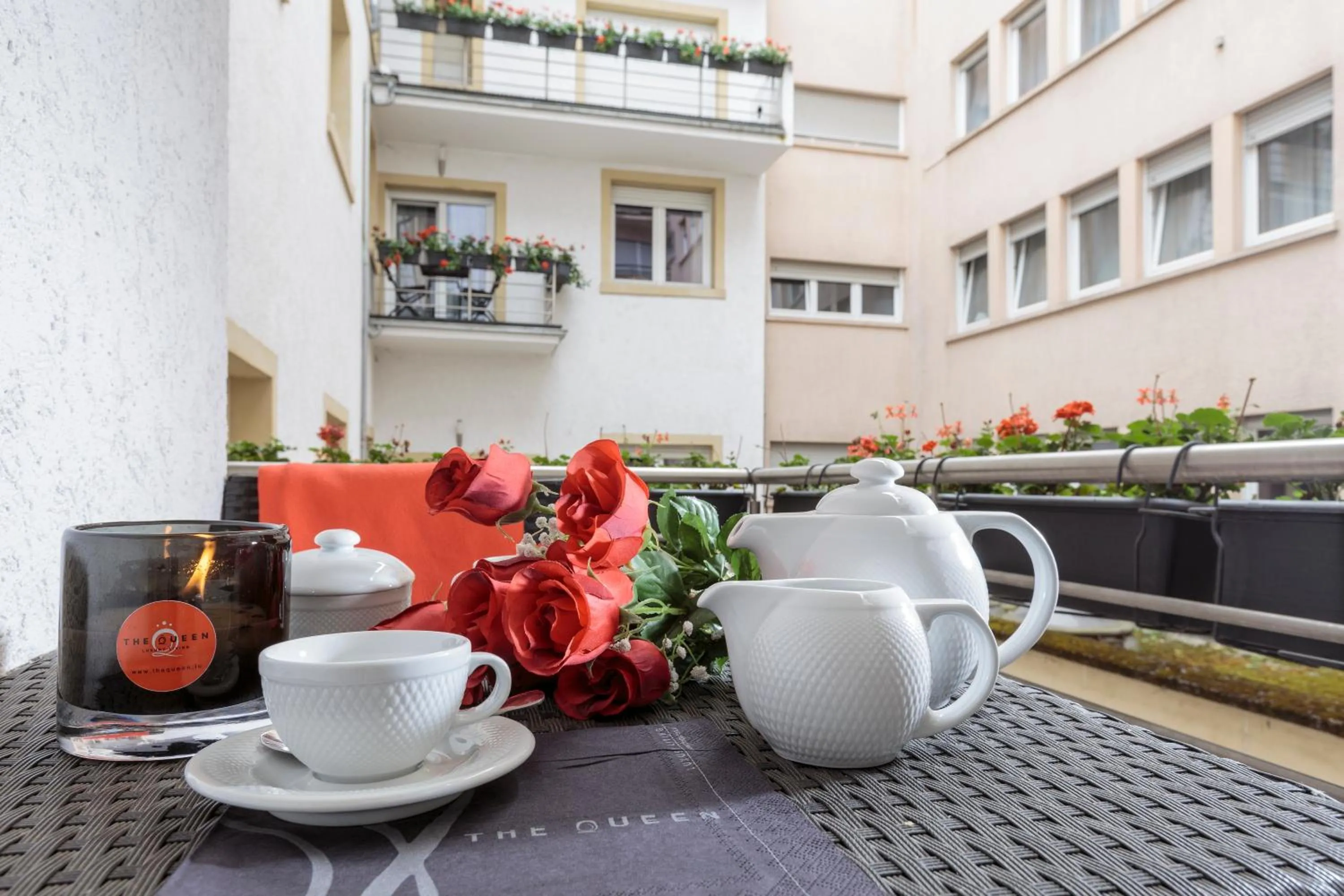 Balcony/Terrace in The Queen Luxury Apartments - Villa Cortina