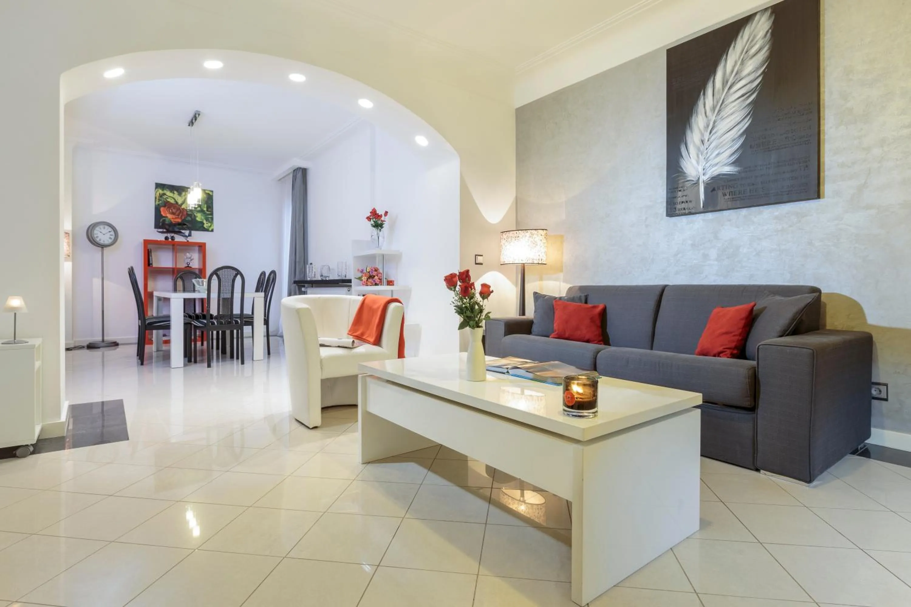 Living room in The Queen Luxury Apartments - Villa Cortina