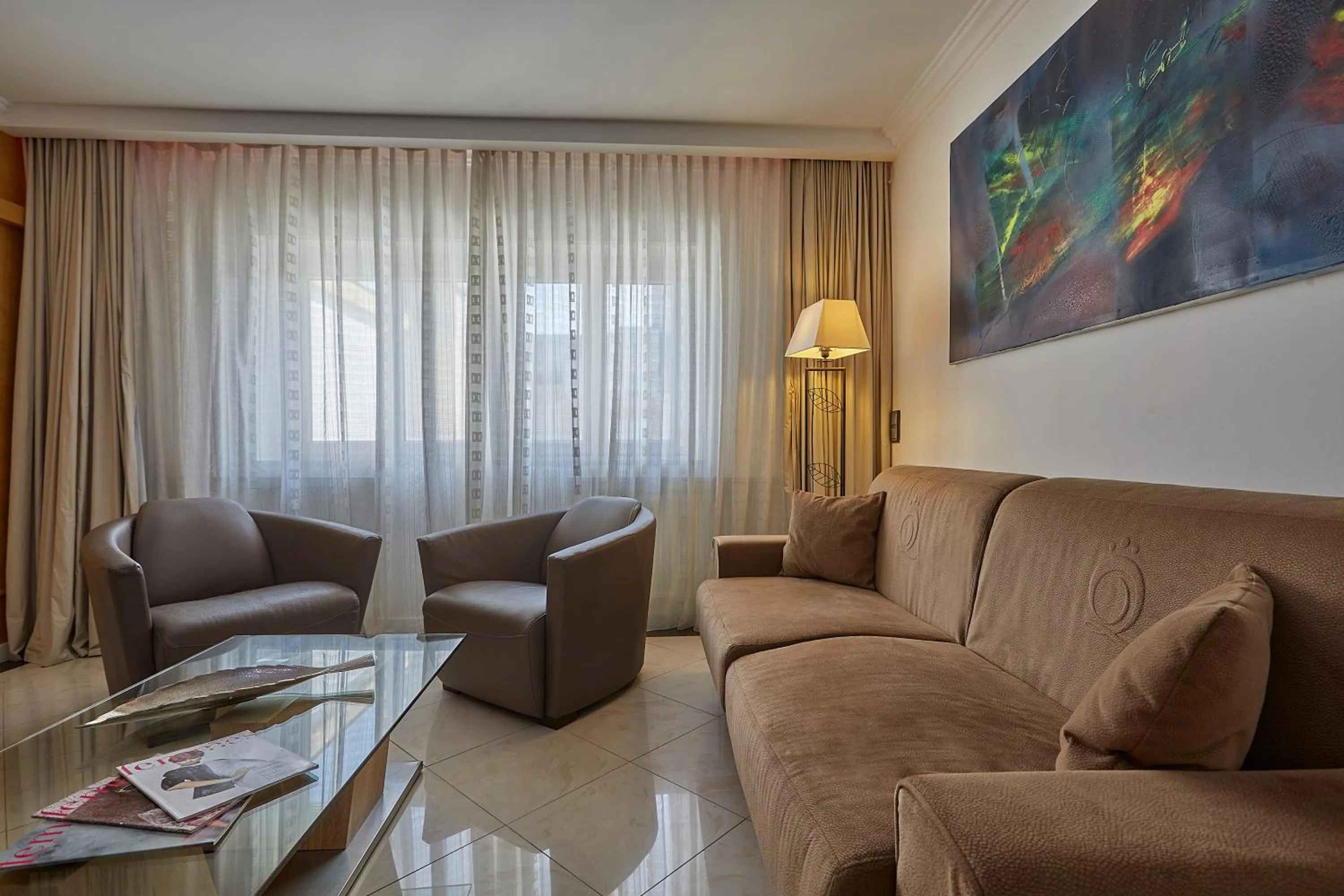 Seating area in The Queen Luxury Apartments - Villa Cortina