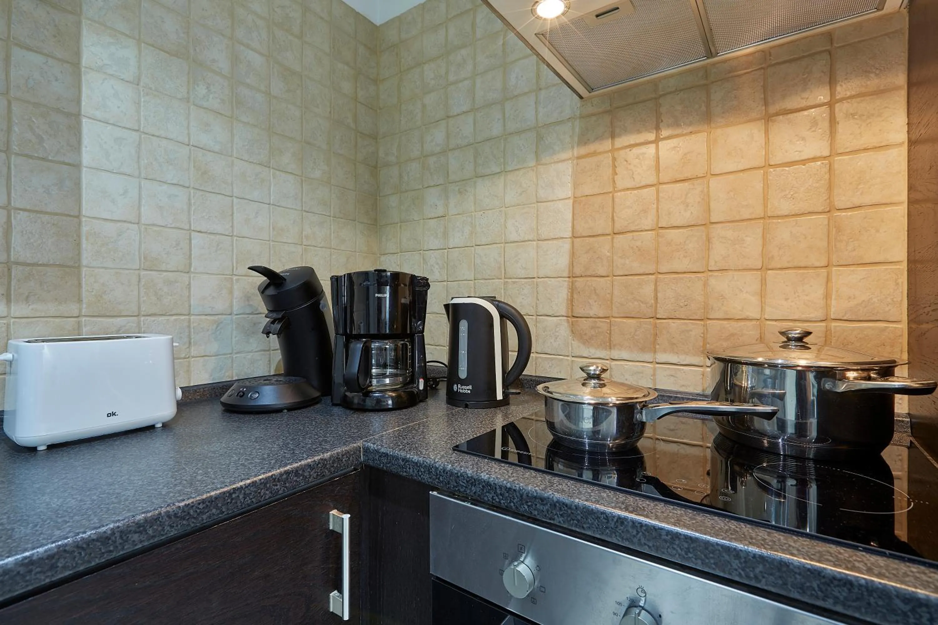 kitchen in The Queen Luxury Apartments - Villa Cortina