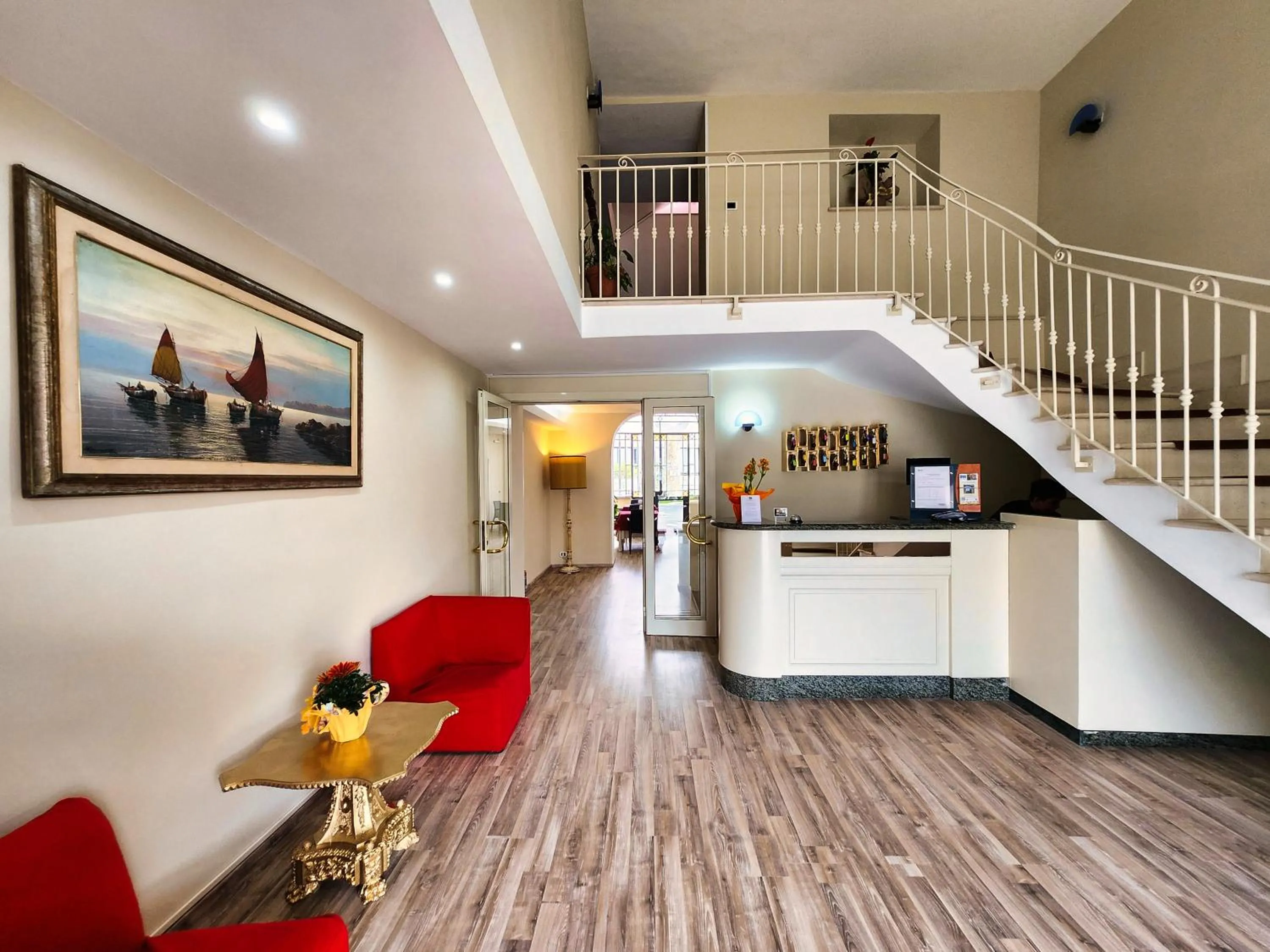 Lobby or reception in Hotel Nazionale